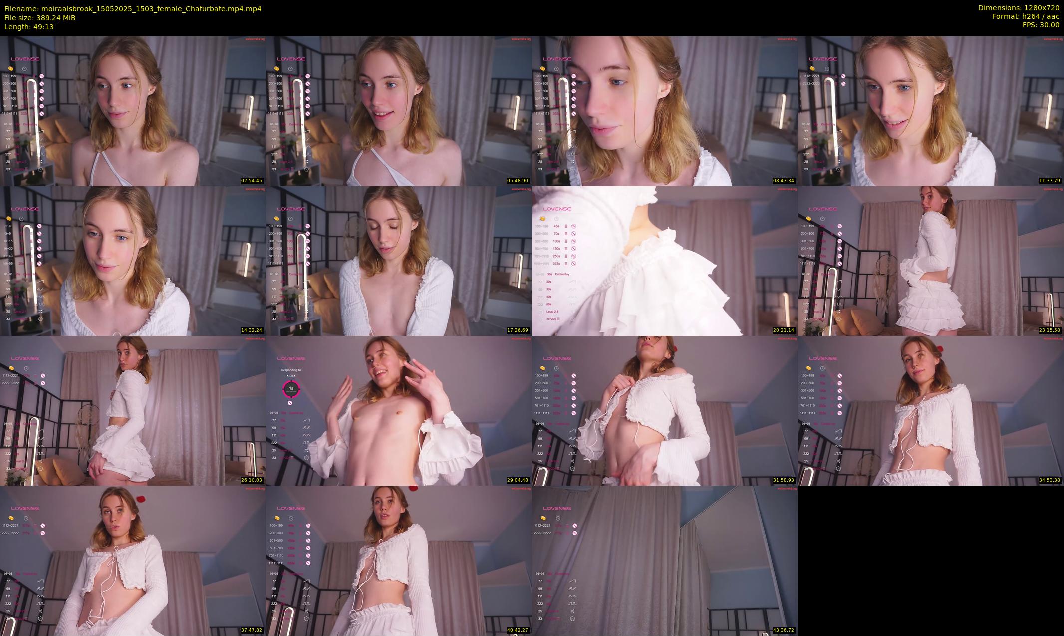 moiraalsbrook — 50 minute Chaturbate female cam show recording, 720p, May 15, 2025