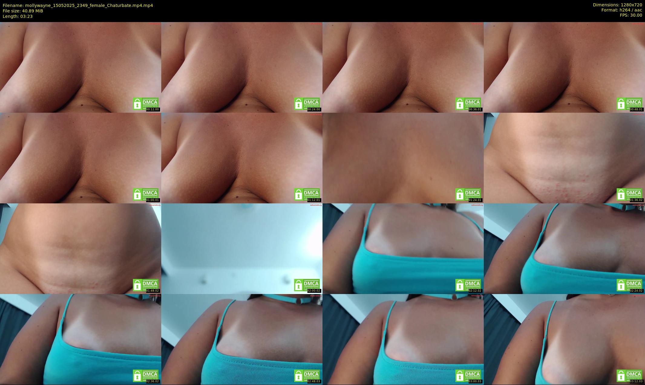 mollywayne — 4 minute Chaturbate female cam show recording, 720p, May 15, 2025