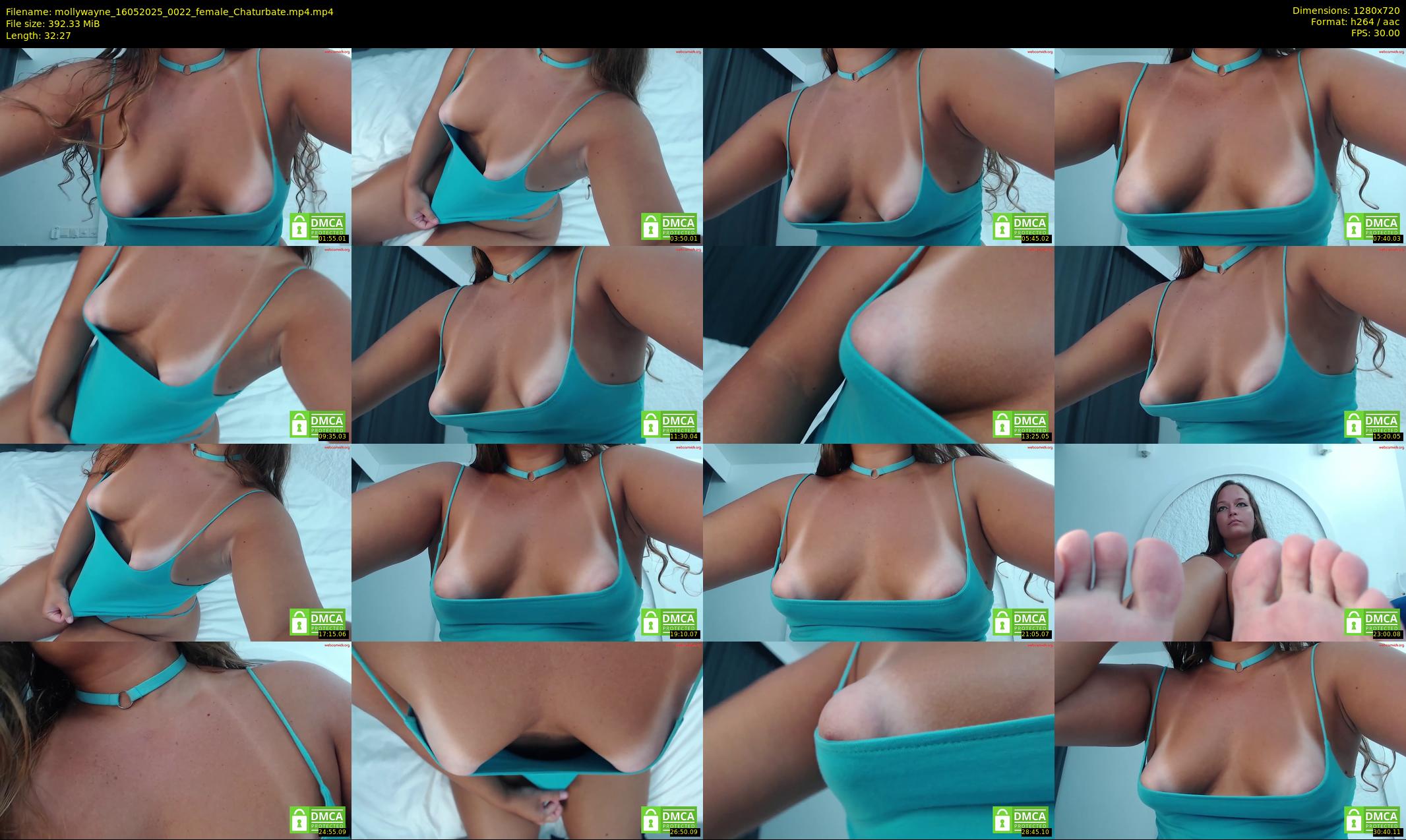 mollywayne — 33 minute Chaturbate female cam show recording, 720p, May 16, 2025