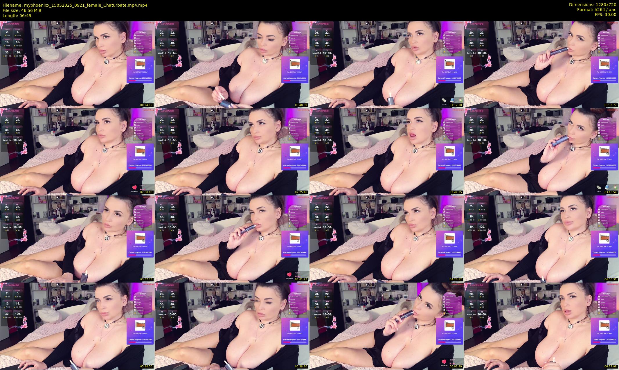 myphoenixx — 7 minute Chaturbate female cam show recording, 720p, May 15, 2025