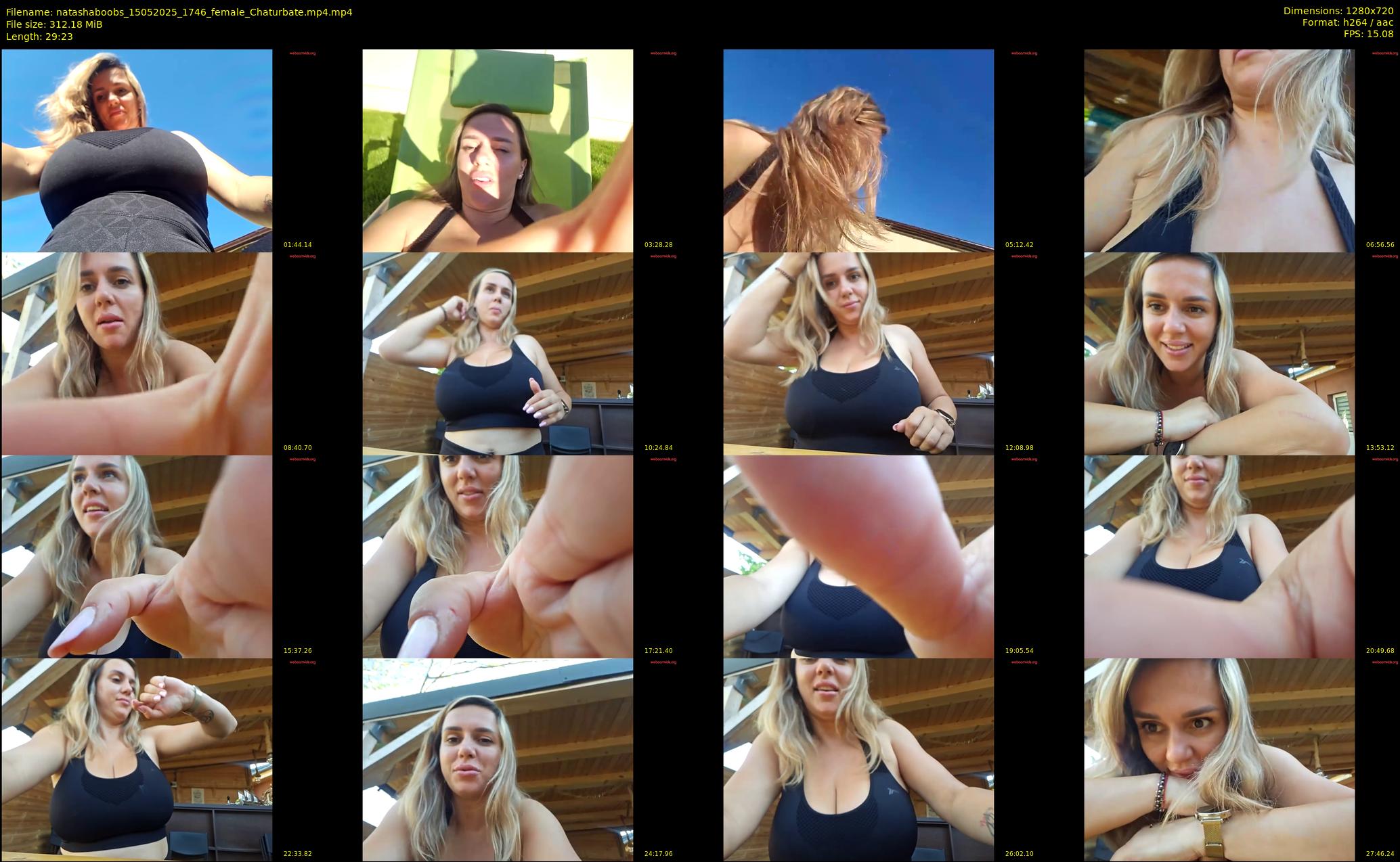 natashaboobs — 30 minute Chaturbate female cam show recording, 720p, May 15, 2025