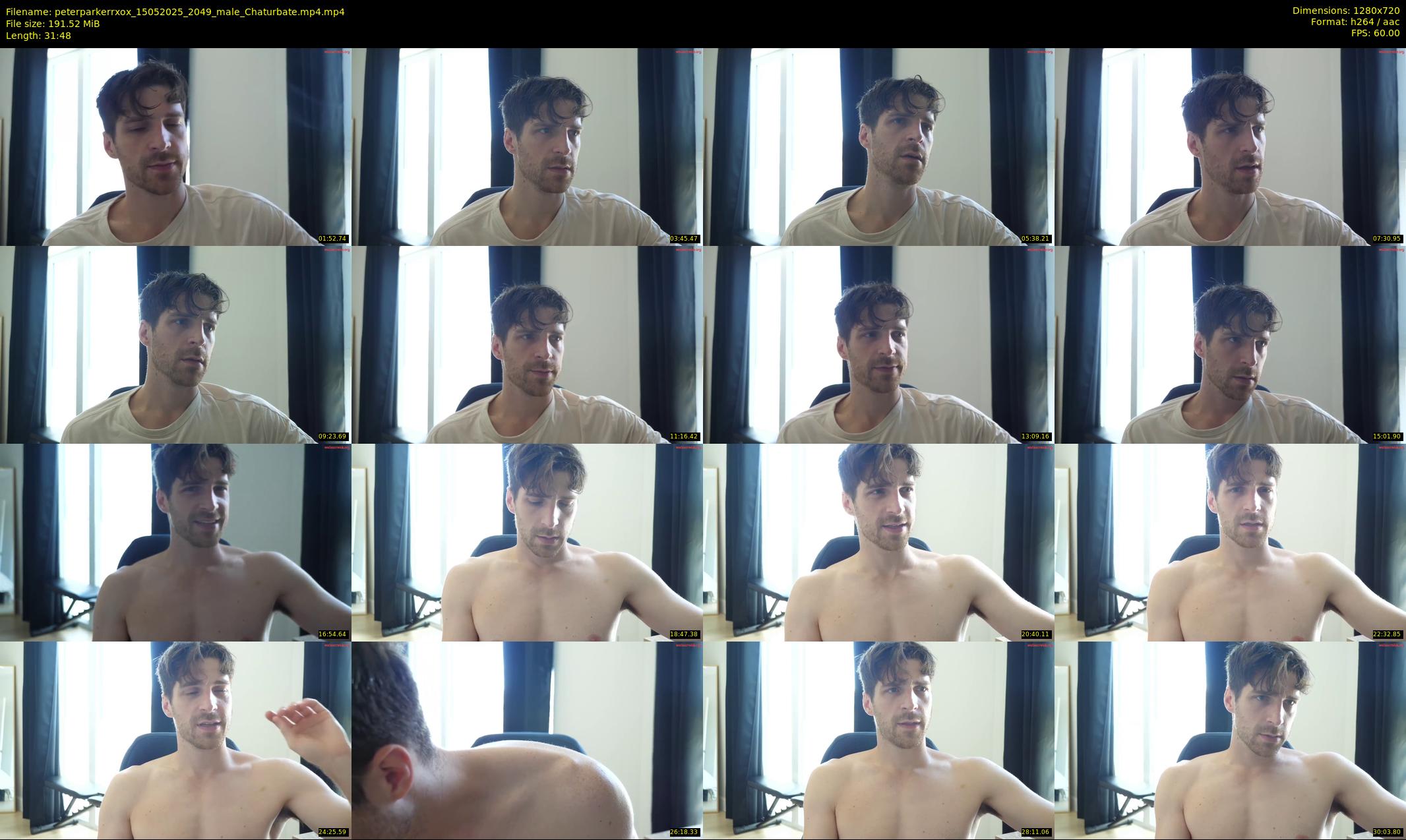 peterparkerrxox — 32 minute Chaturbate male cam show recording, 720p, May 15, 2025