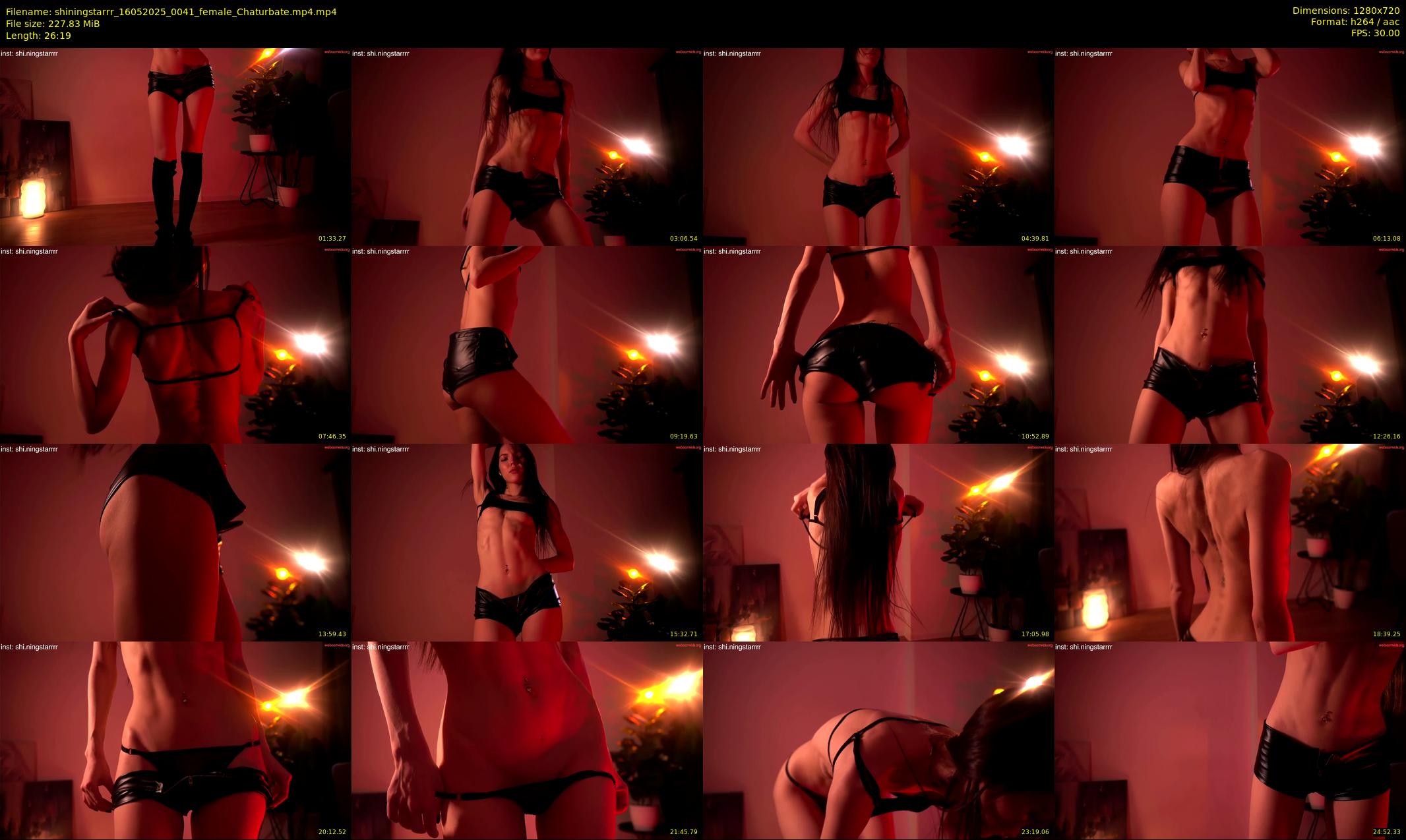 shiningstarrr — 27 minute Chaturbate female cam show recording, 720p, May 16, 2025