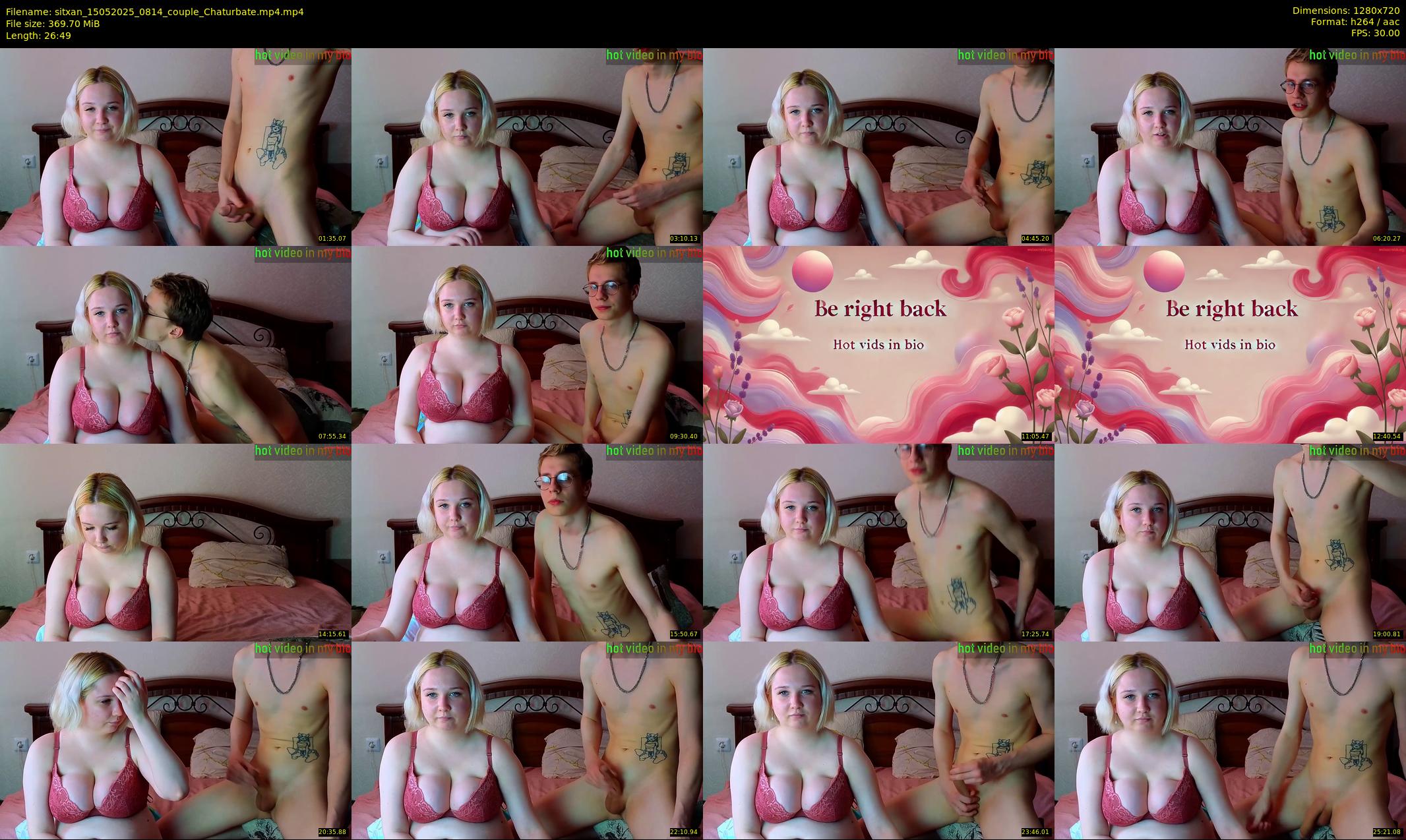 sitxan — 27 minute Chaturbate female cam show recording, 720p, May 15, 2025