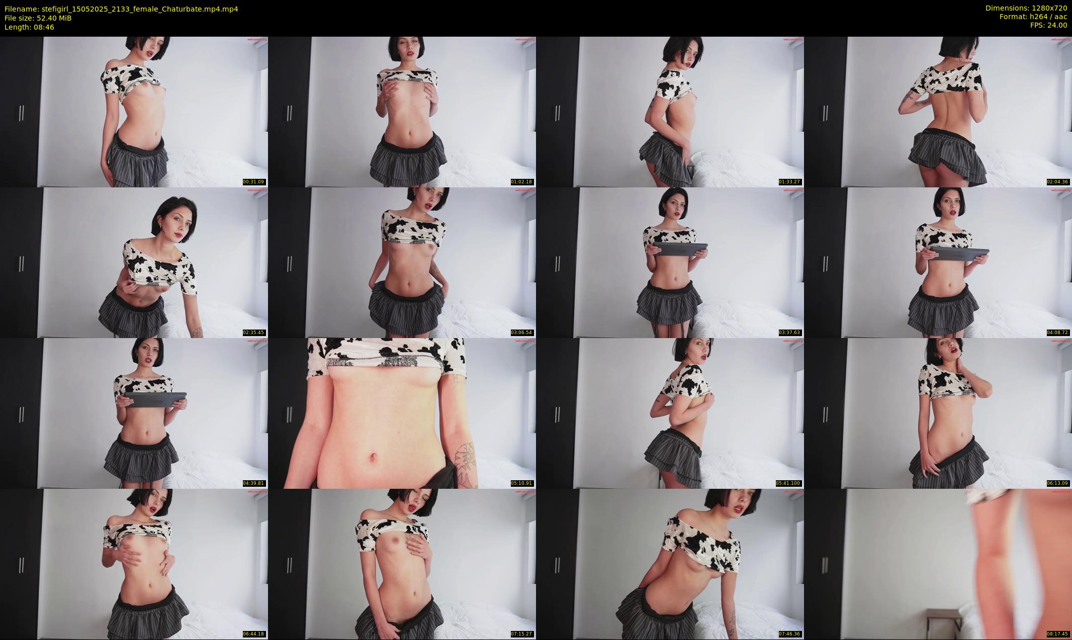 stefigirl — 9 minute Chaturbate female cam show recording, 720p, May 15, 2025