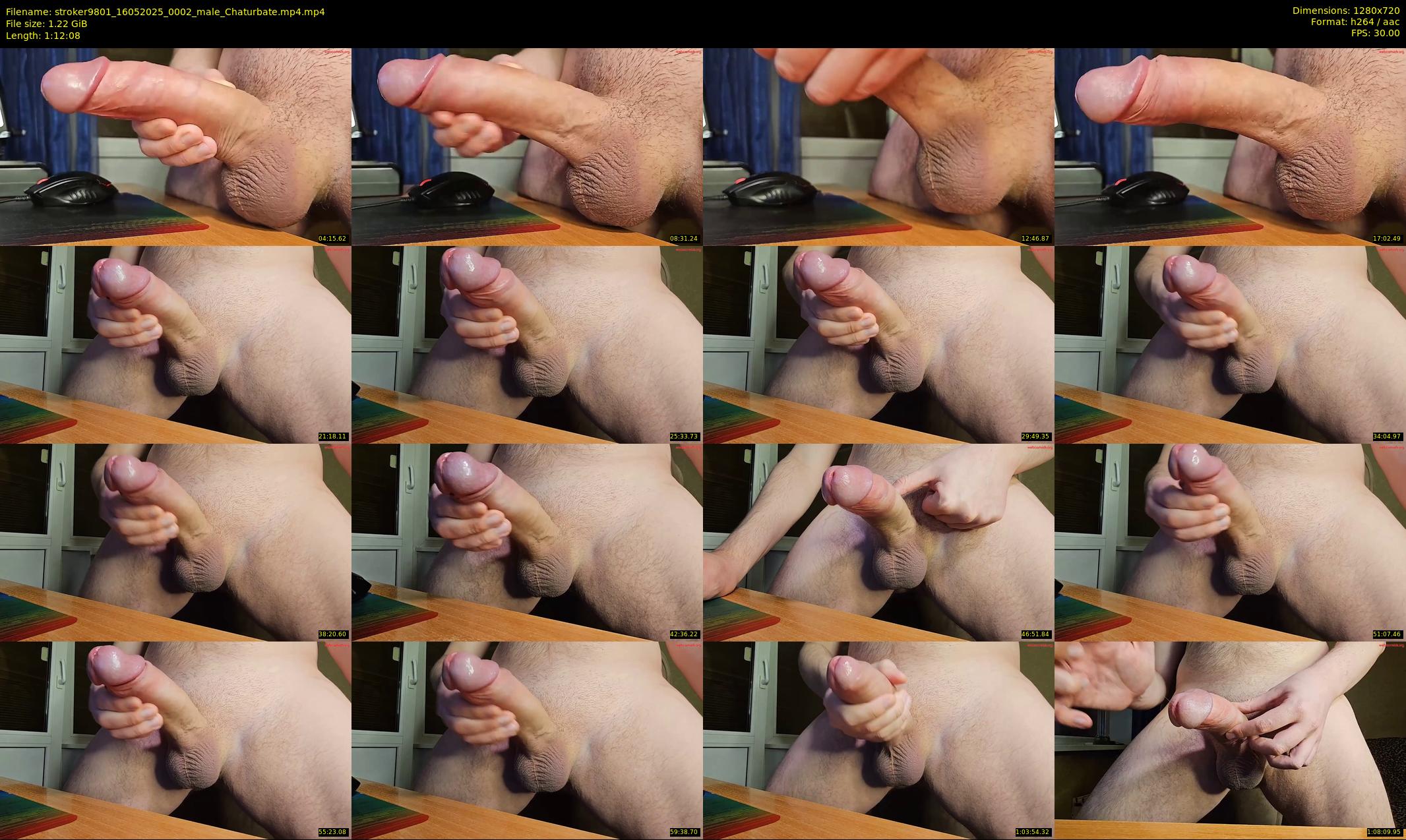 stroker9801 — 73 minute Chaturbate male cam show recording, 720p, May 16, 2025