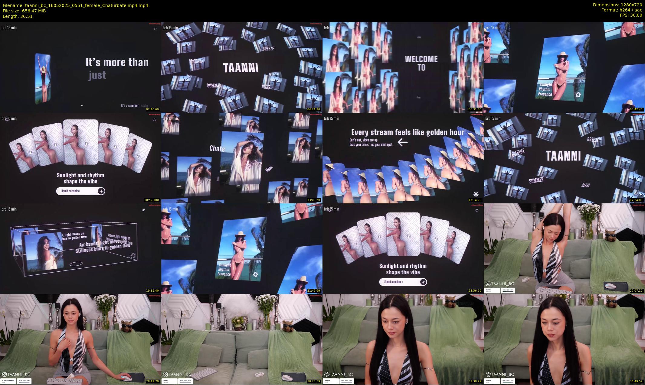 taanni_bc — 37 minute Chaturbate female cam show recording, 720p, May 16, 2025