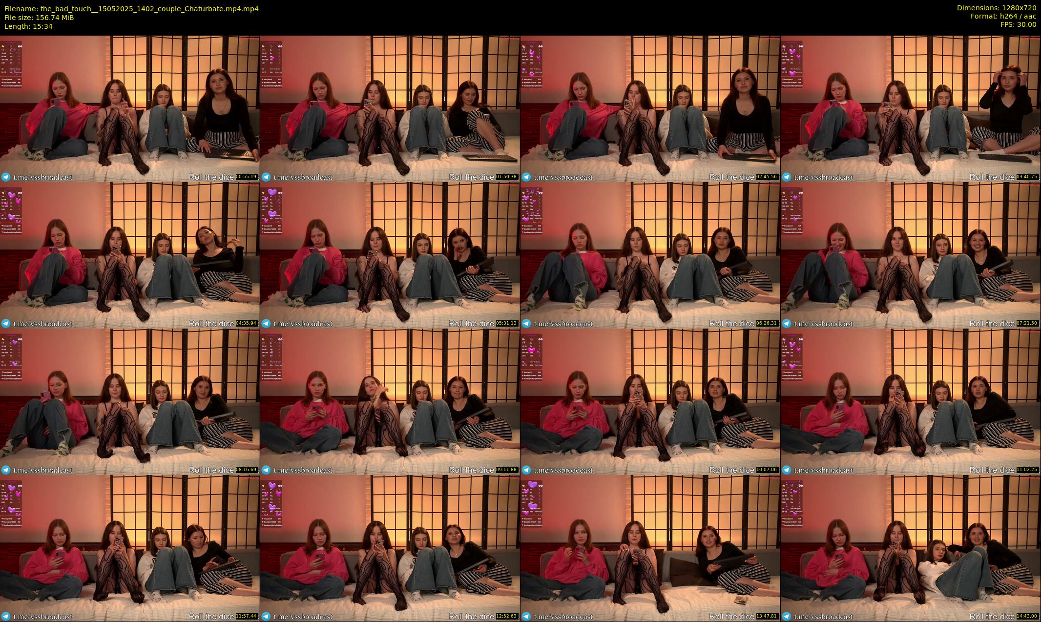the_bad_touch_ — 16 minute Chaturbate couple cam show recording, 720p, May 15, 2025