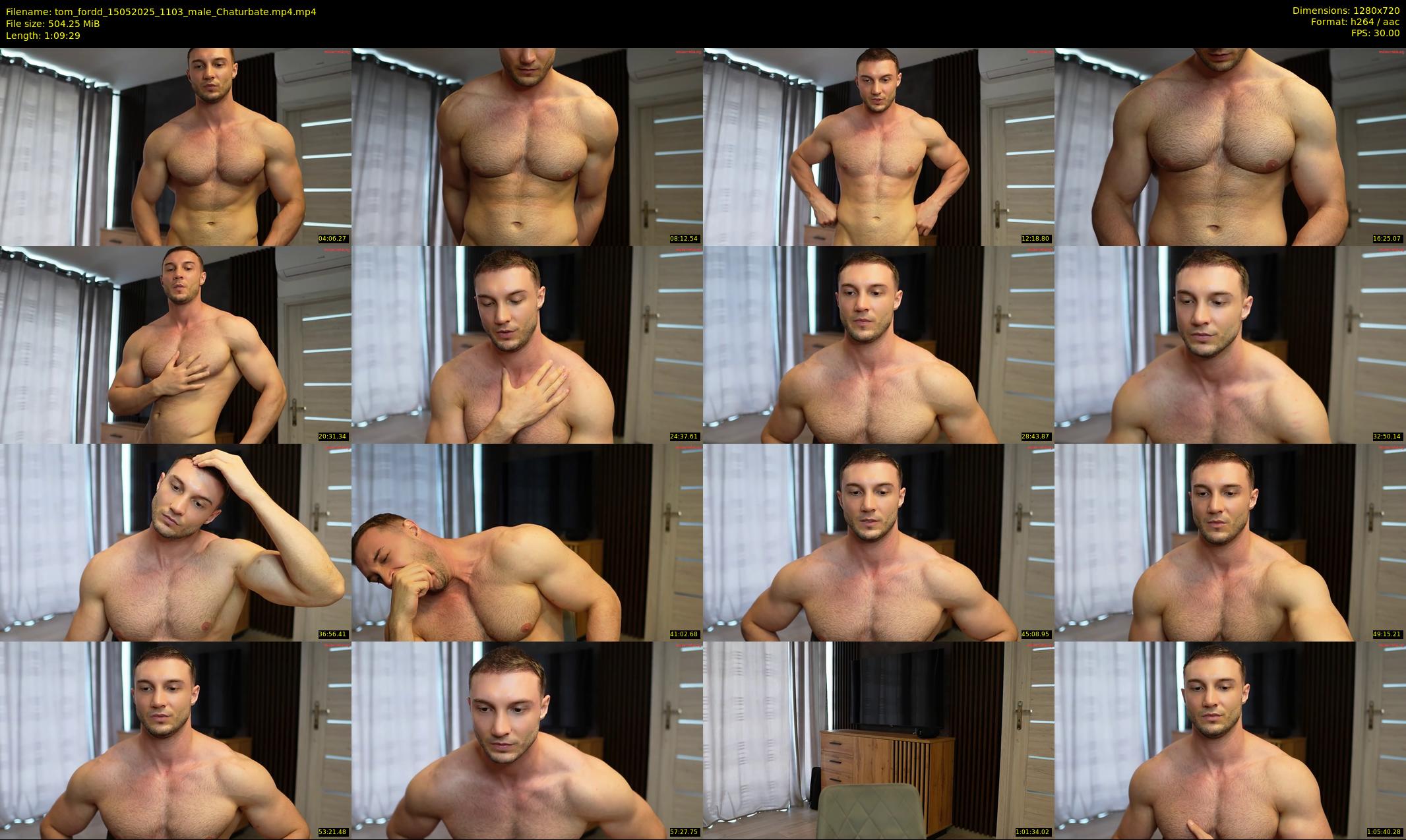 tom_fordd — 70 minute Chaturbate male cam show recording, 720p, May 15, 2025