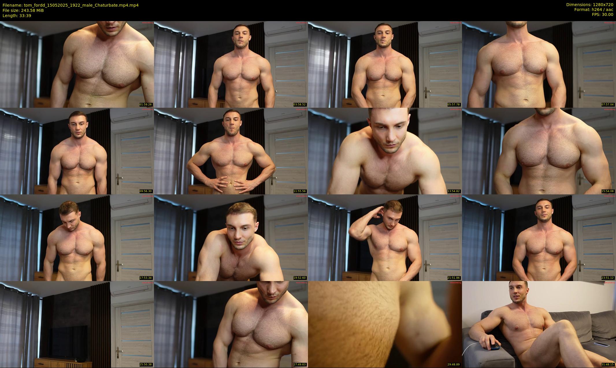 tom_fordd — 34 minute Chaturbate male cam show recording, 720p, May 15, 2025