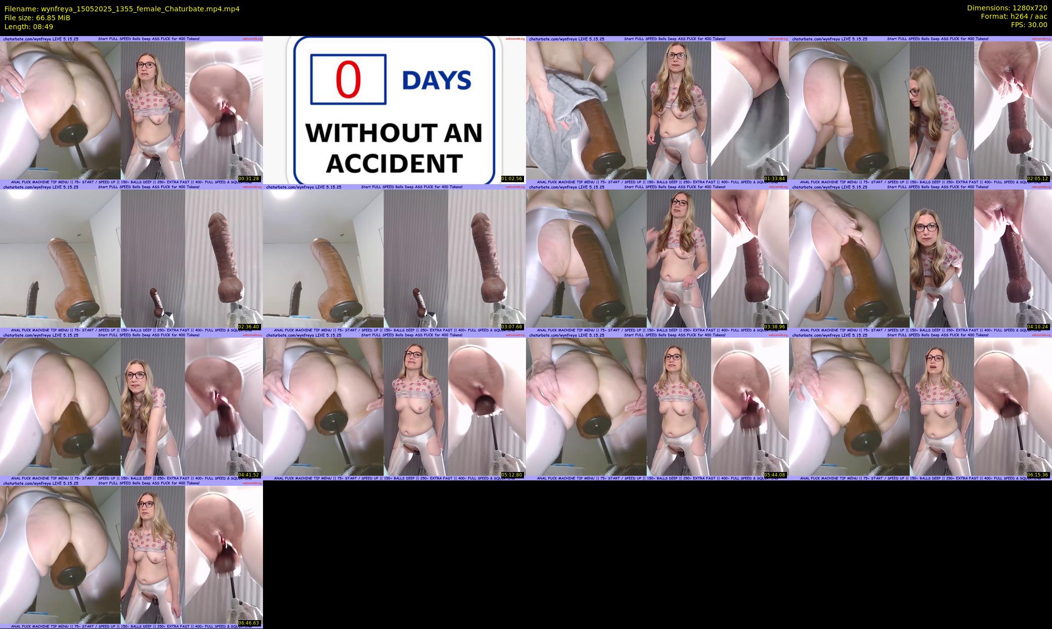 wynfreya — 9 minute Chaturbate female cam show recording, 720p, May 15, 2025
