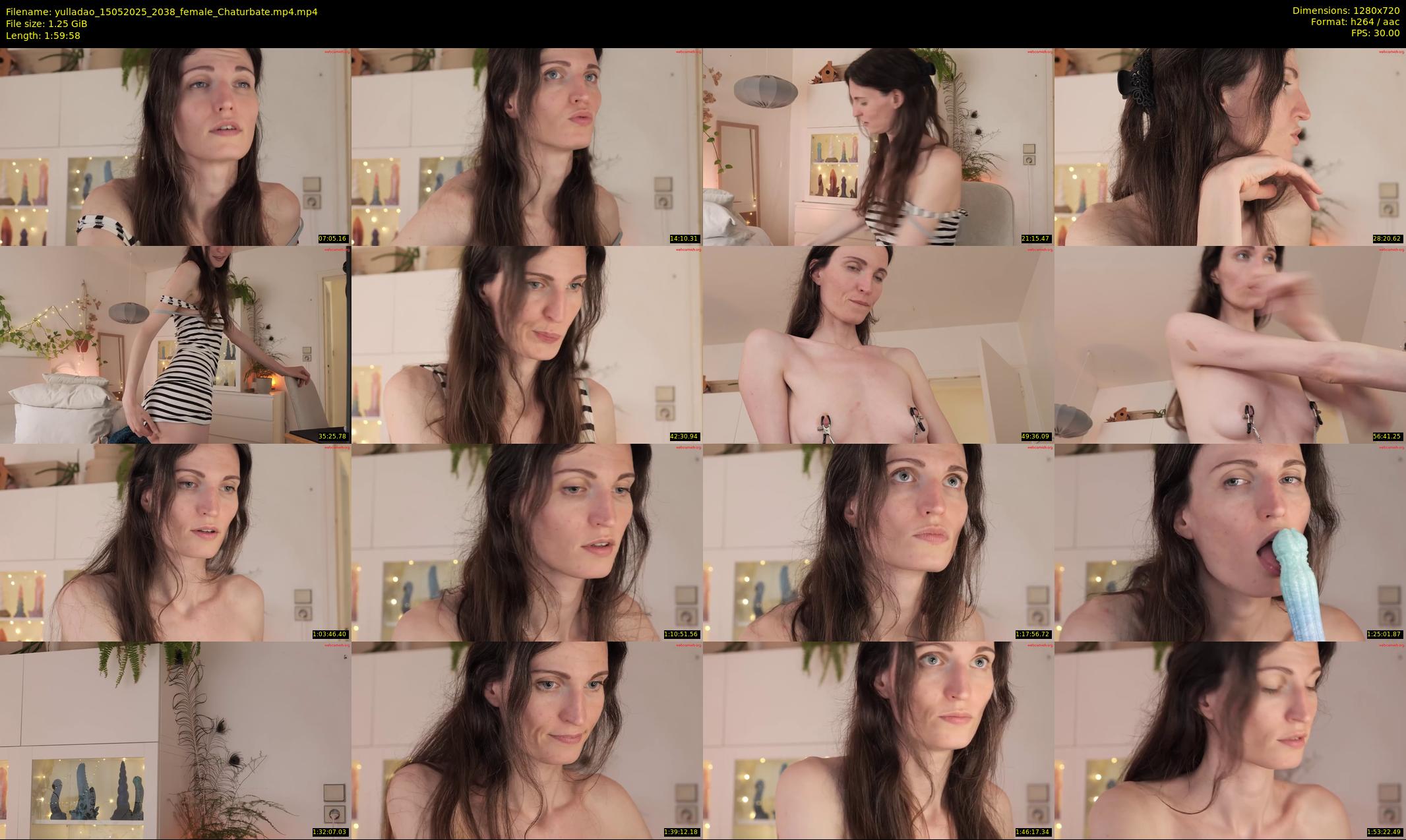 yulladao — 120 minute Chaturbate female cam show recording, 720p, May 15, 2025
