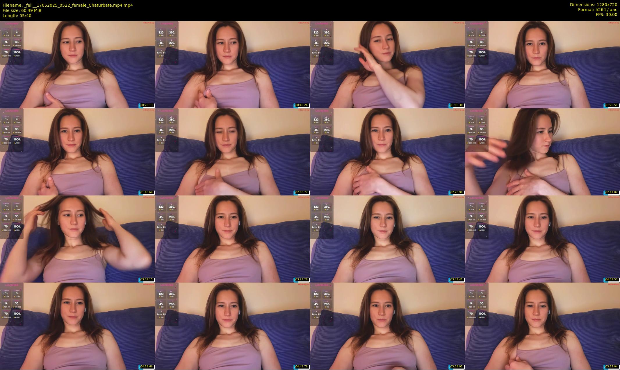 _feli_ — 6 minute Chaturbate female cam show recording, 720p, May 17, 2025