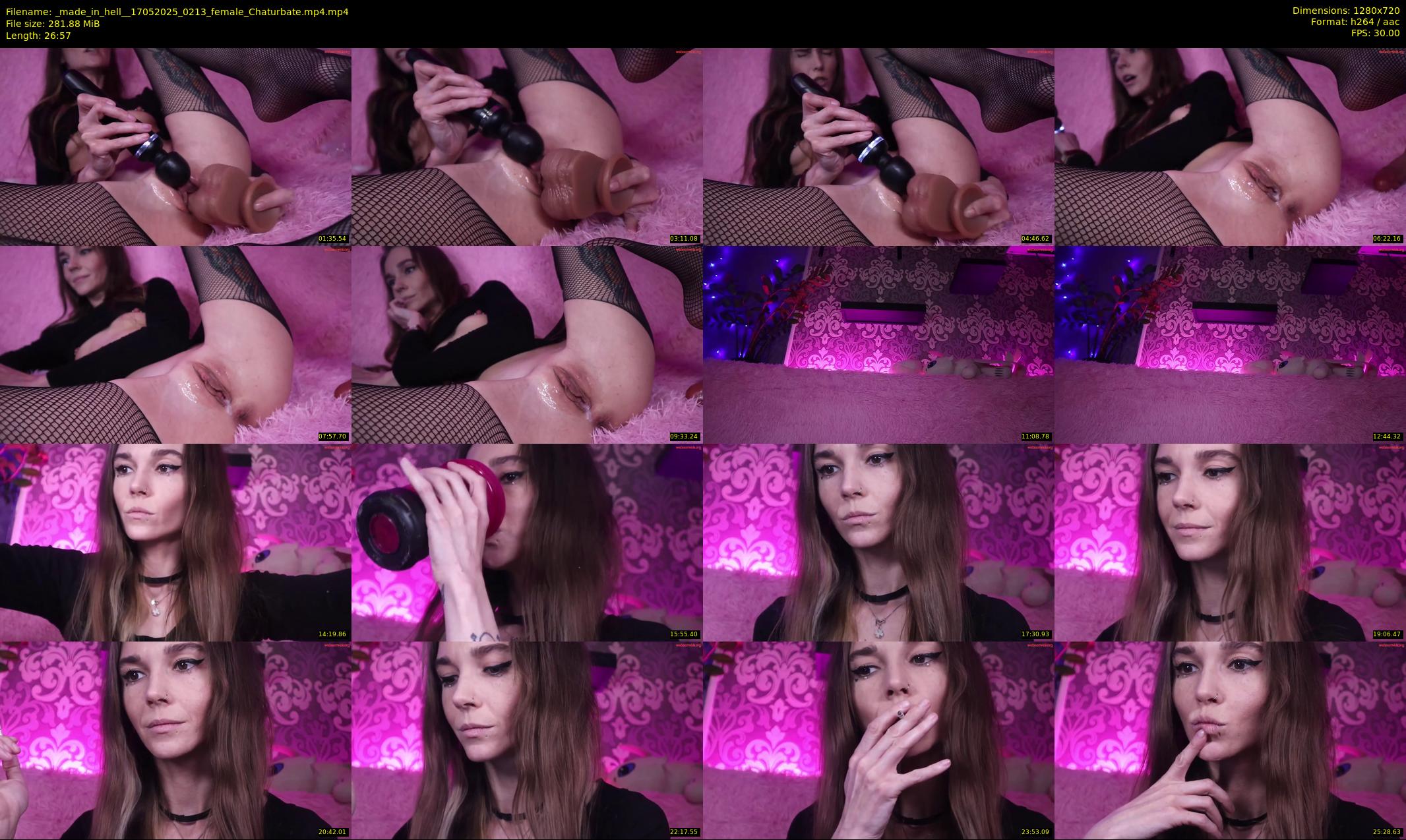 _made_in_hell_ — 27 minute Chaturbate female cam show recording, 720p, May 17, 2025