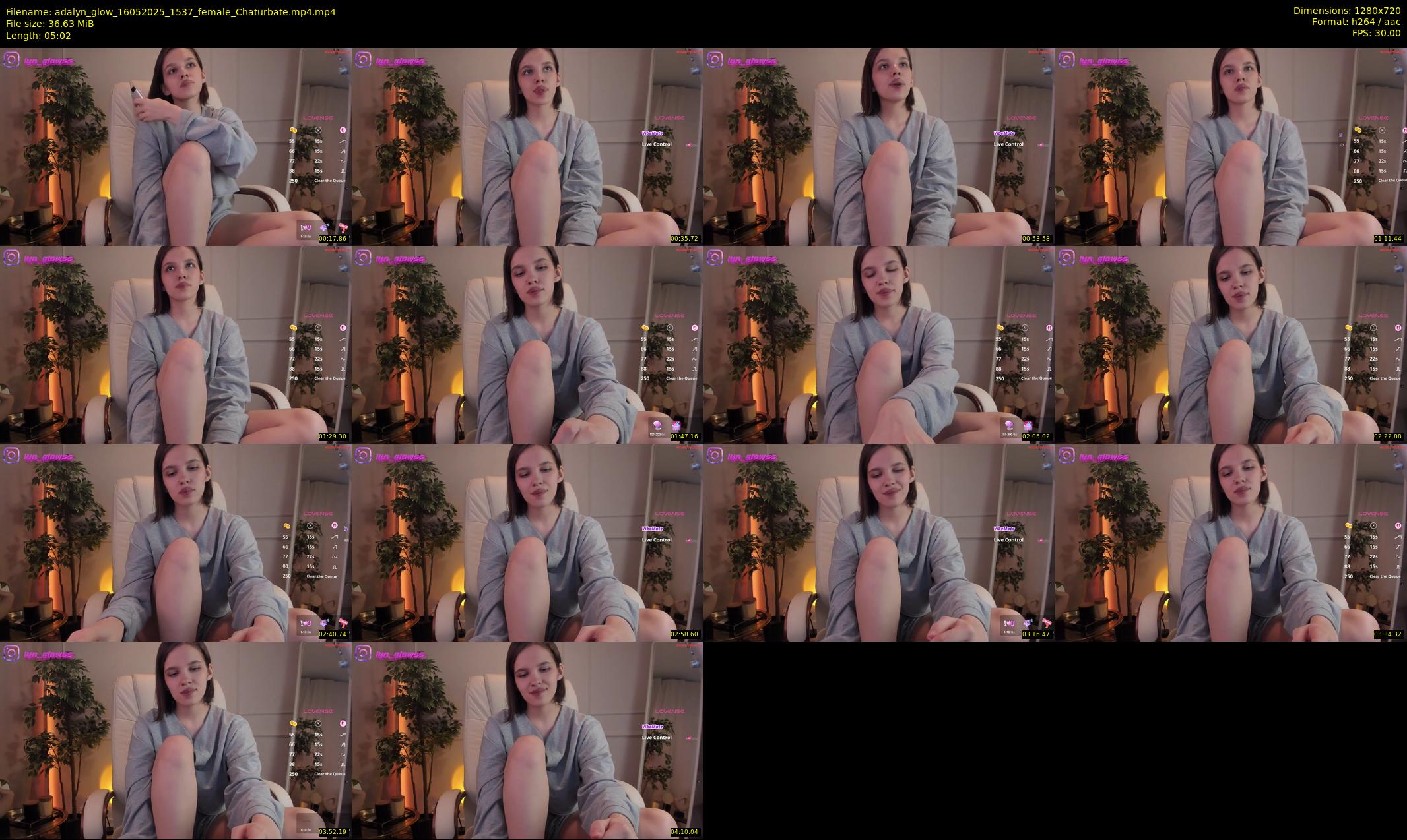 adalyn_glow — 6 minute Chaturbate female cam show recording, 720p, May 16, 2025