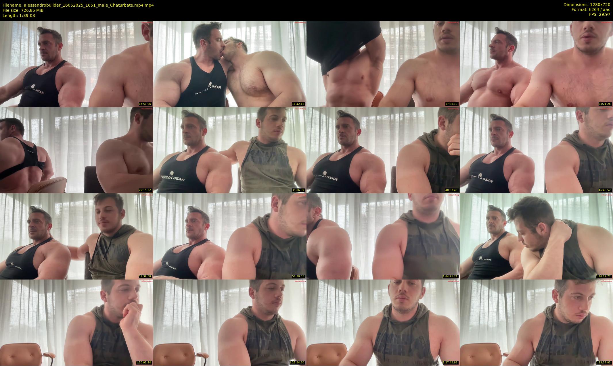 alessandrobuilder — 100 minute Chaturbate couple cam show recording, 720p, May 16, 2025