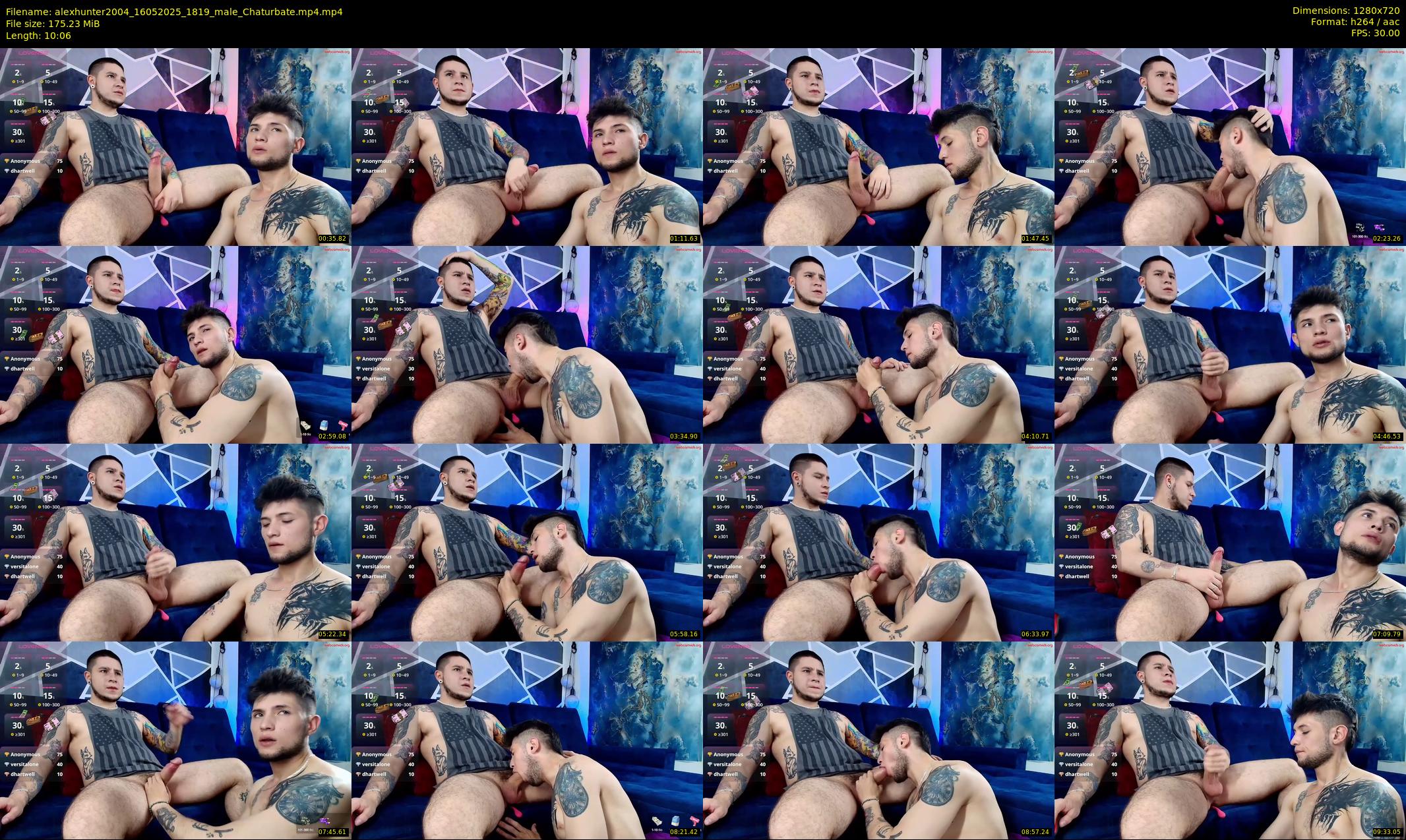 alexhunter2004 — 11 minute Chaturbate male cam show recording, 720p, May 16, 2025