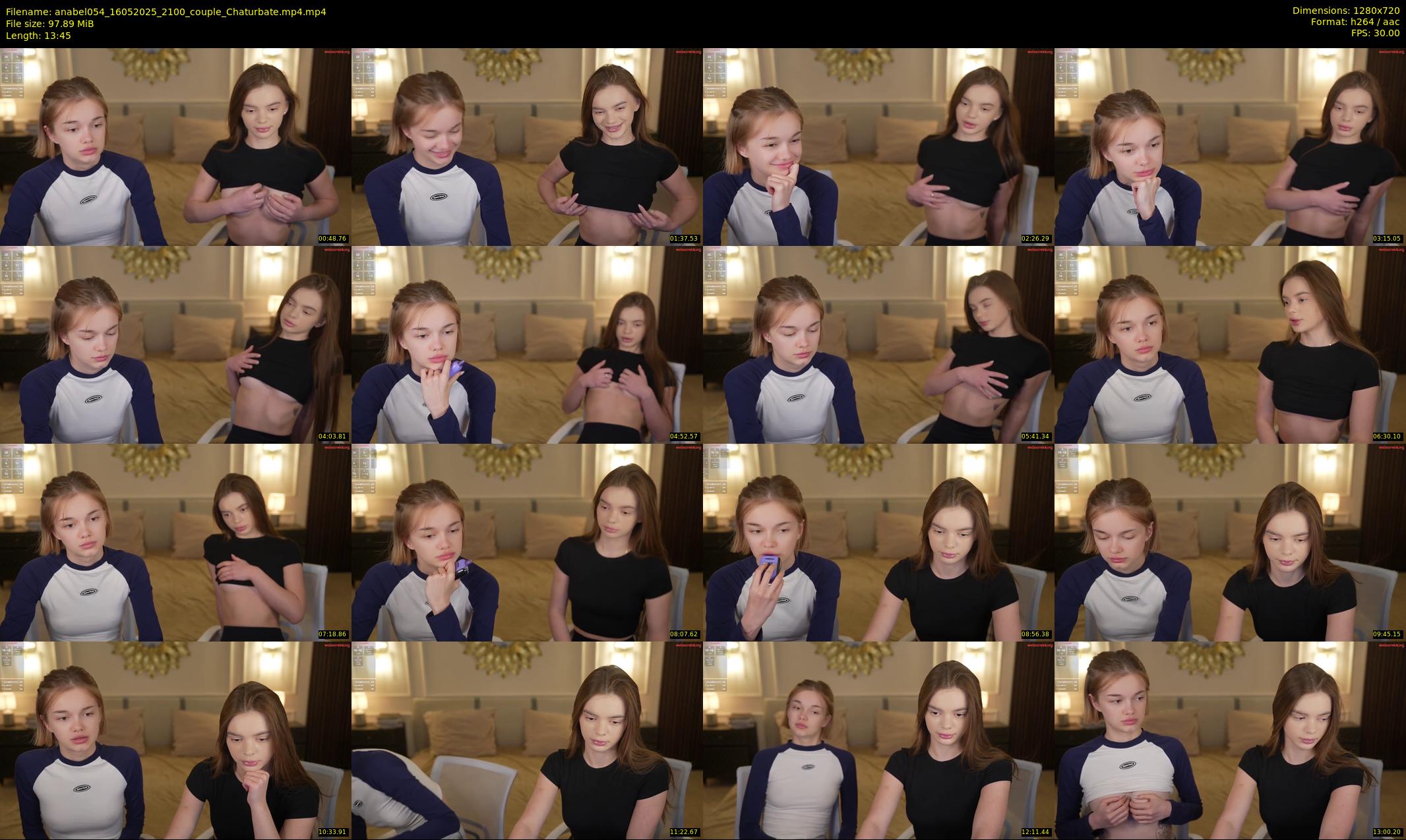 anabel054 — 14 minute Chaturbate female cam show recording, 720p, May 16, 2025