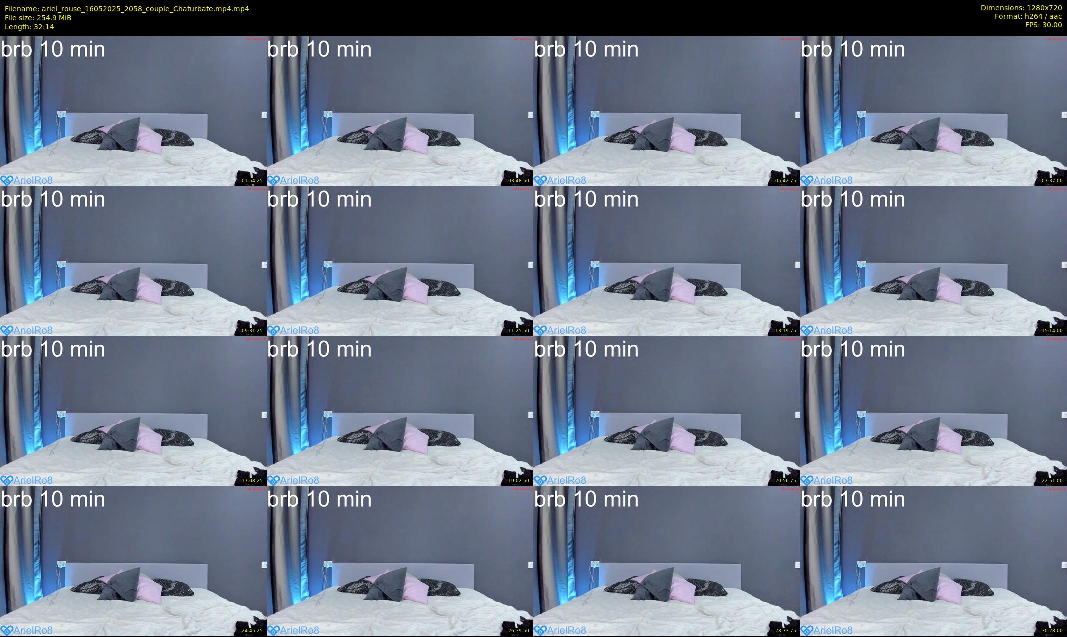 ariel_rouse — 33 minute Chaturbate female cam show recording, 720p, May 16, 2025
