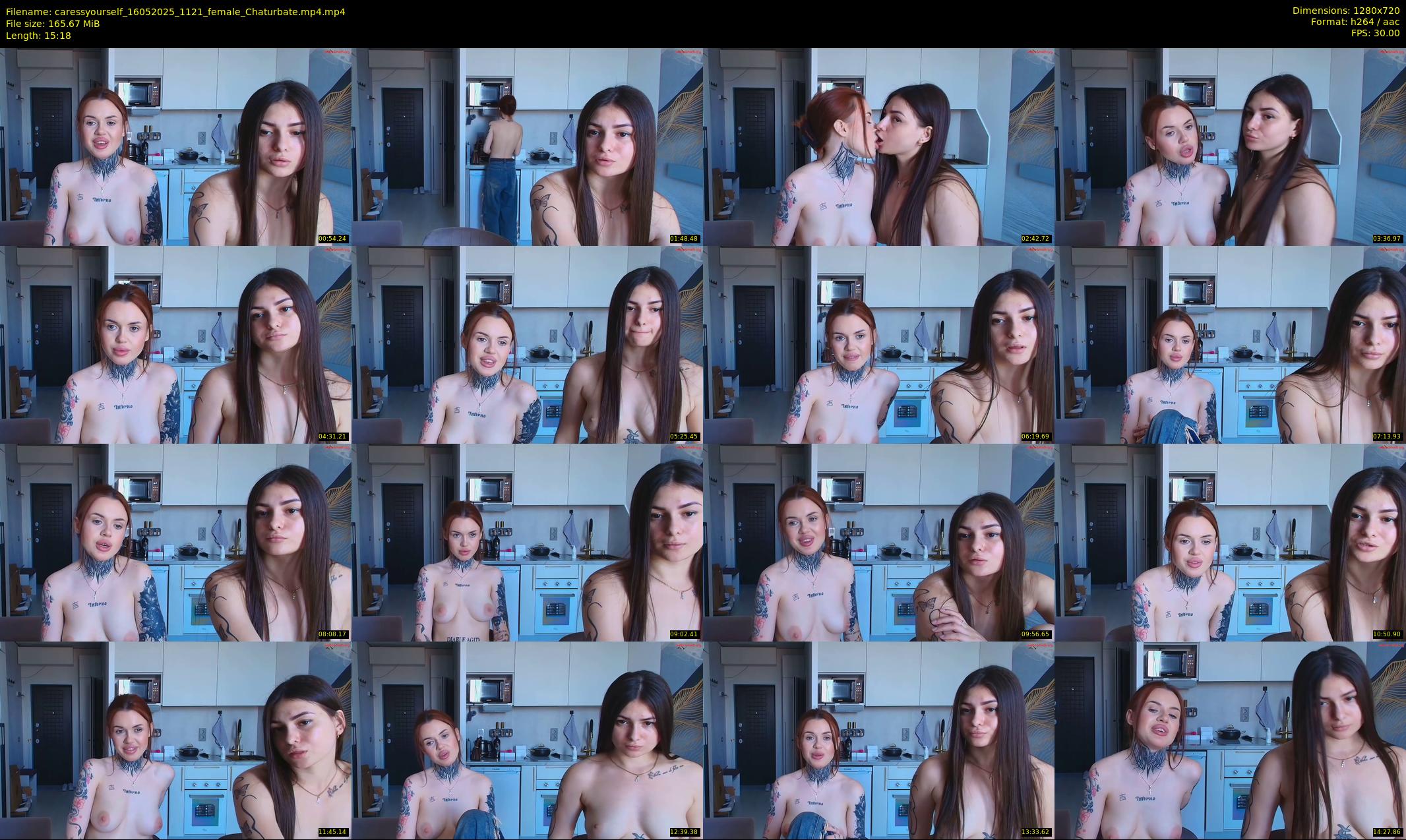 caressyourself — 16 minute Chaturbate female cam show recording, 720p, May 16, 2025