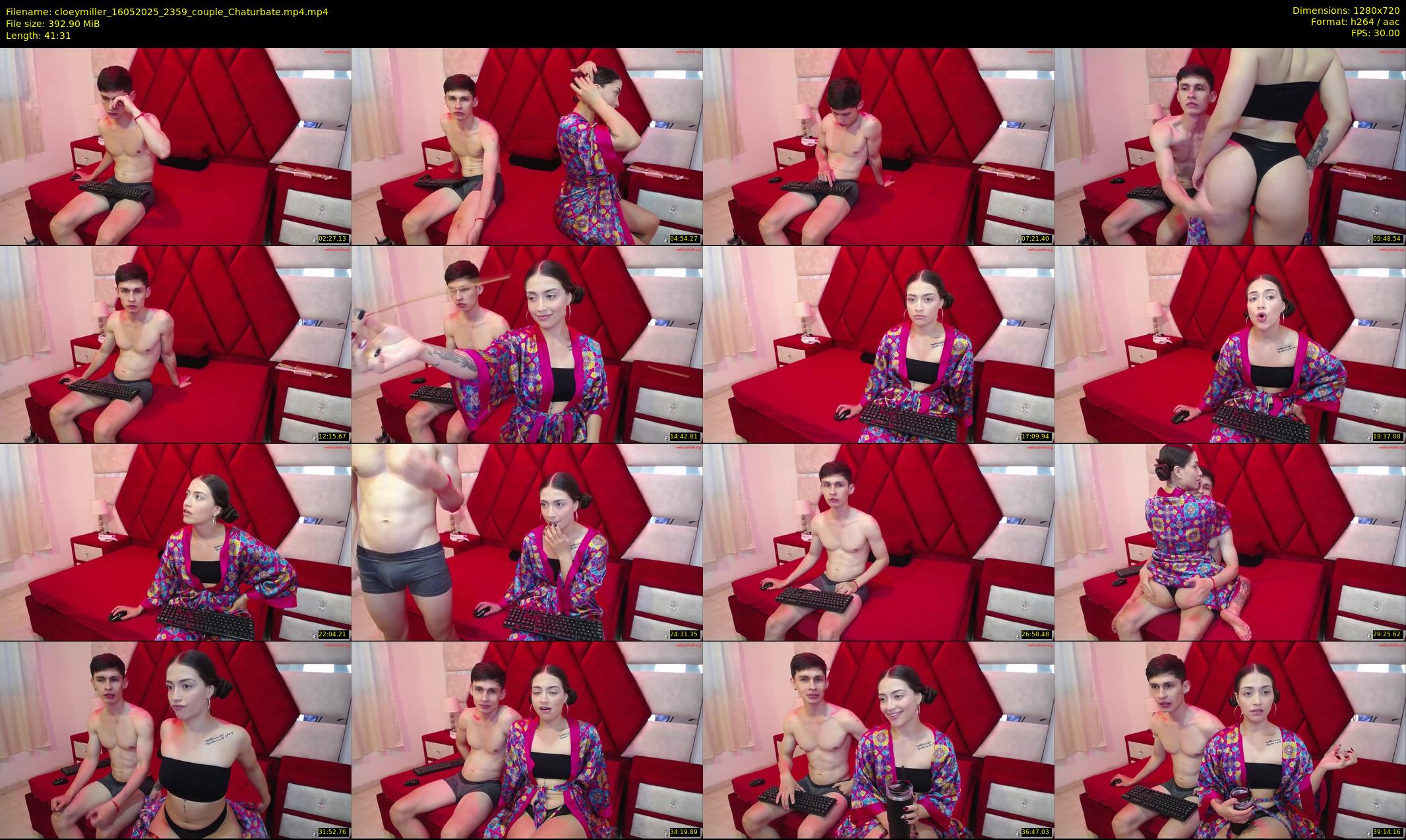 cloeymiller — 42 minute Chaturbate couple cam show recording, 720p, May 16, 2025