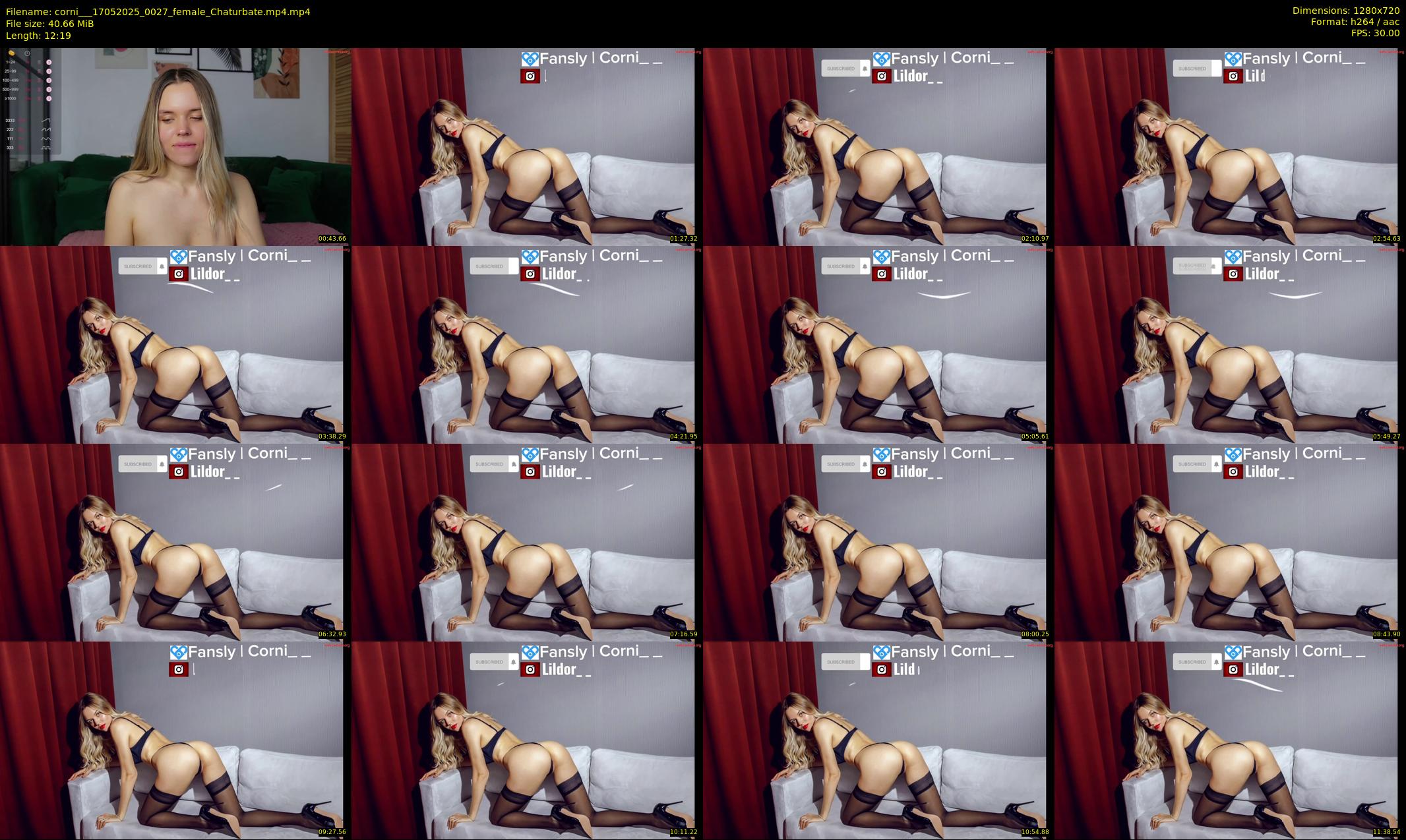 corni__ — 13 minute Chaturbate female cam show recording, 720p, May 17, 2025