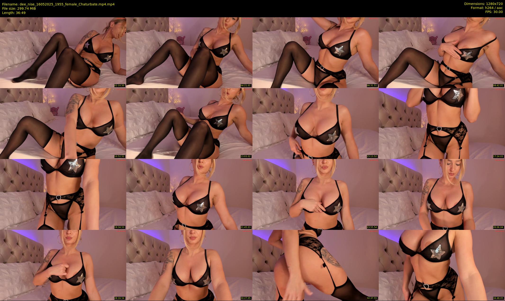 dee_nise — 37 minute Chaturbate female cam show recording, 720p, May 16, 2025