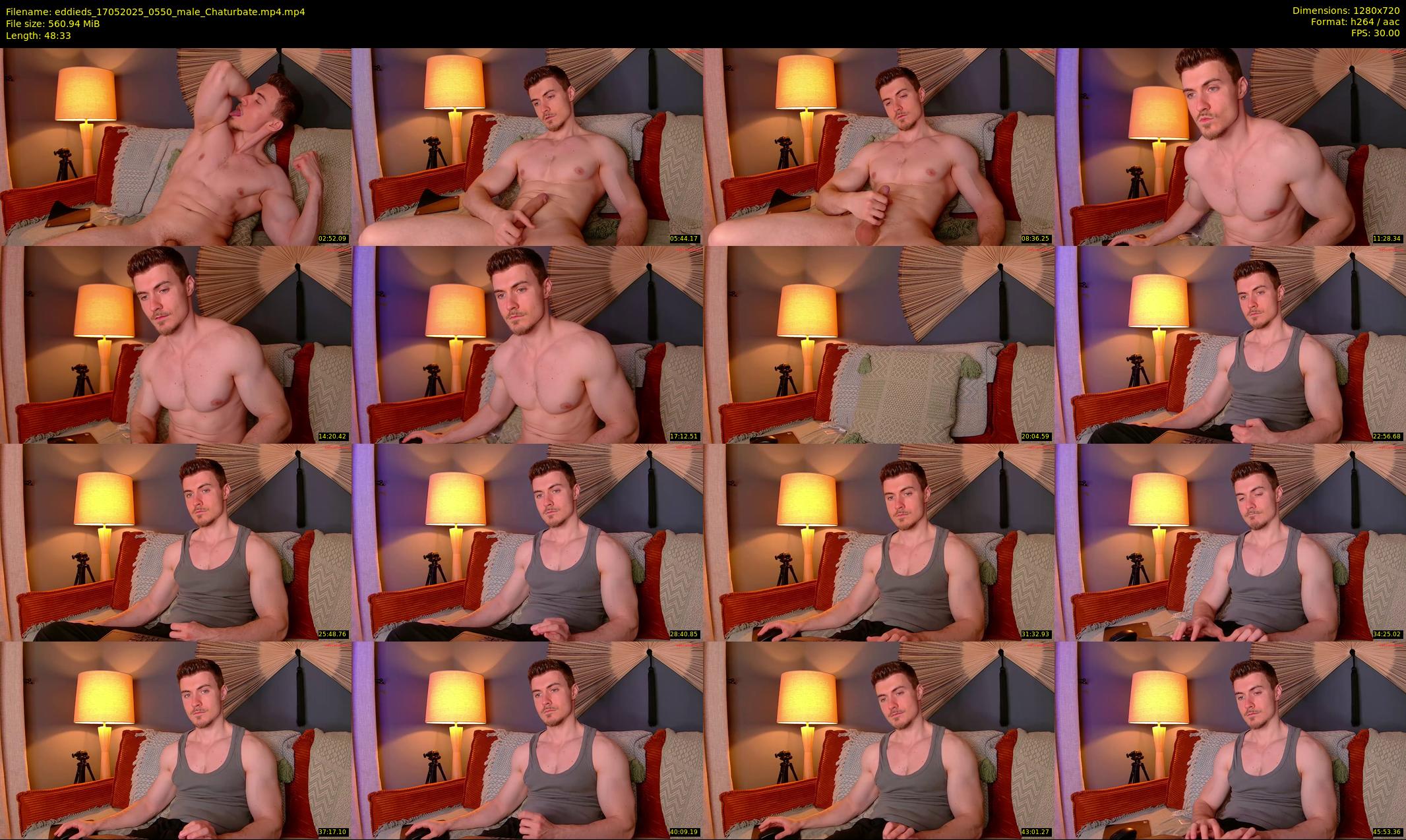 eddieds — 49 minute Chaturbate male cam show recording, 720p, May 17, 2025