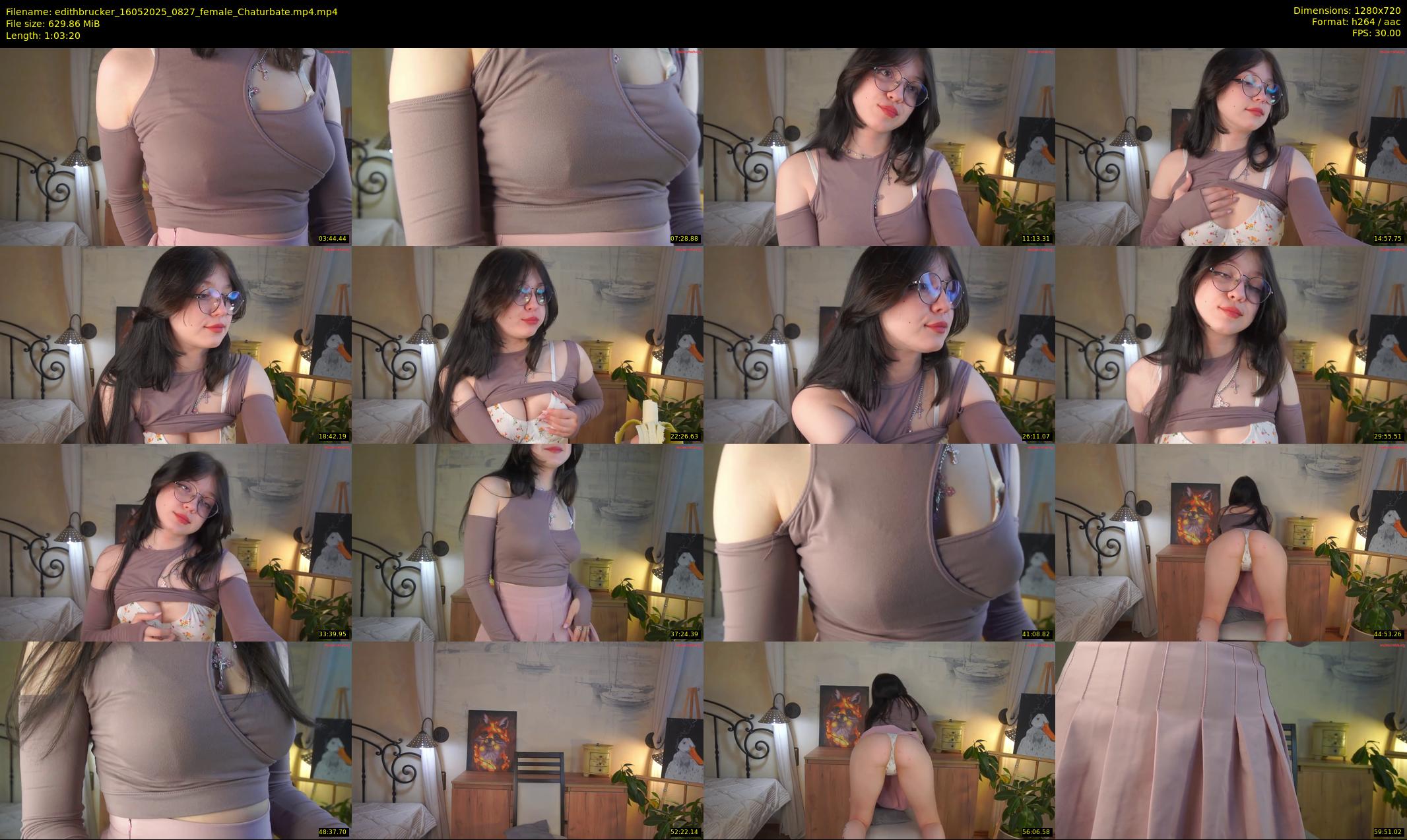 edithbrucker — 64 minute Chaturbate female cam show recording, 720p, May 16, 2025