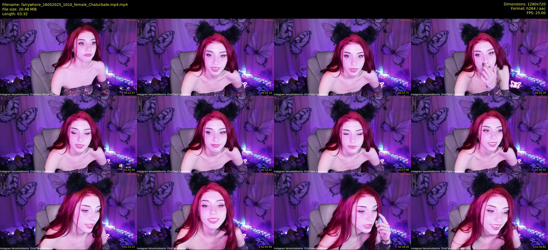 fairywhore — 4 minute Chaturbate female cam show recording, 720p, May 16, 2025