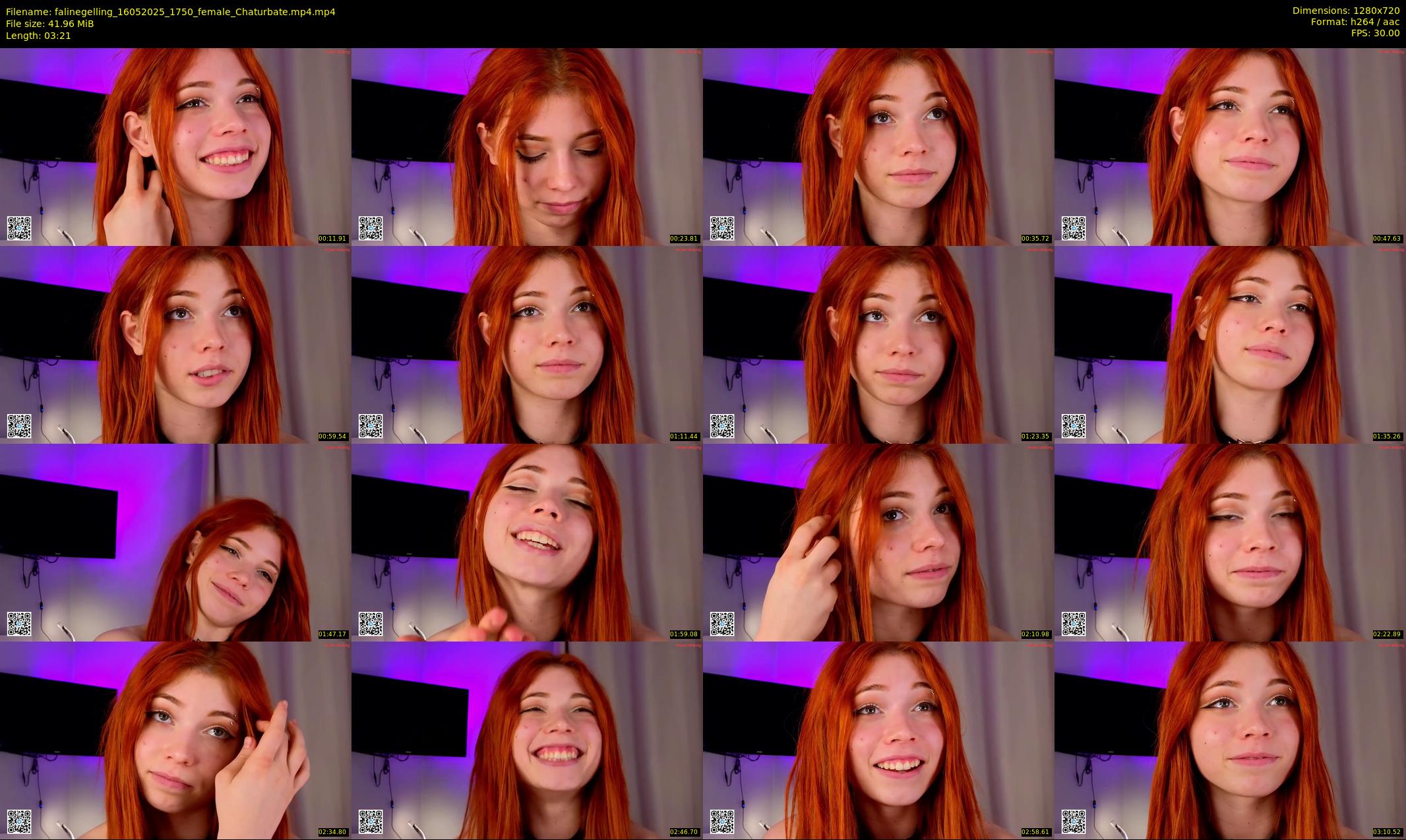 falinegelling — 4 minute Chaturbate female cam show recording, 720p, May 16, 2025