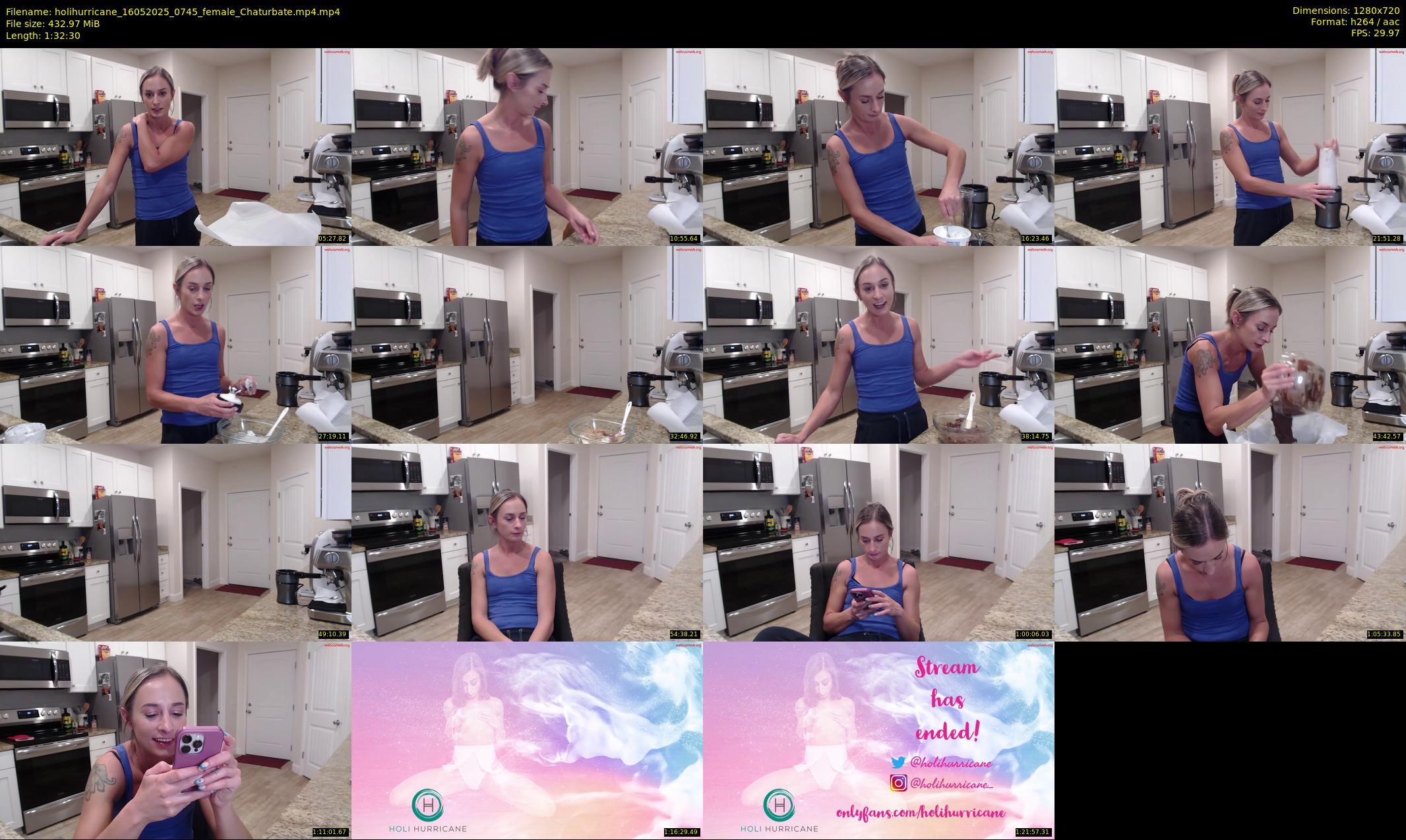 holihurricane — 93 minute Chaturbate female cam show recording, 720p, May 16, 2025