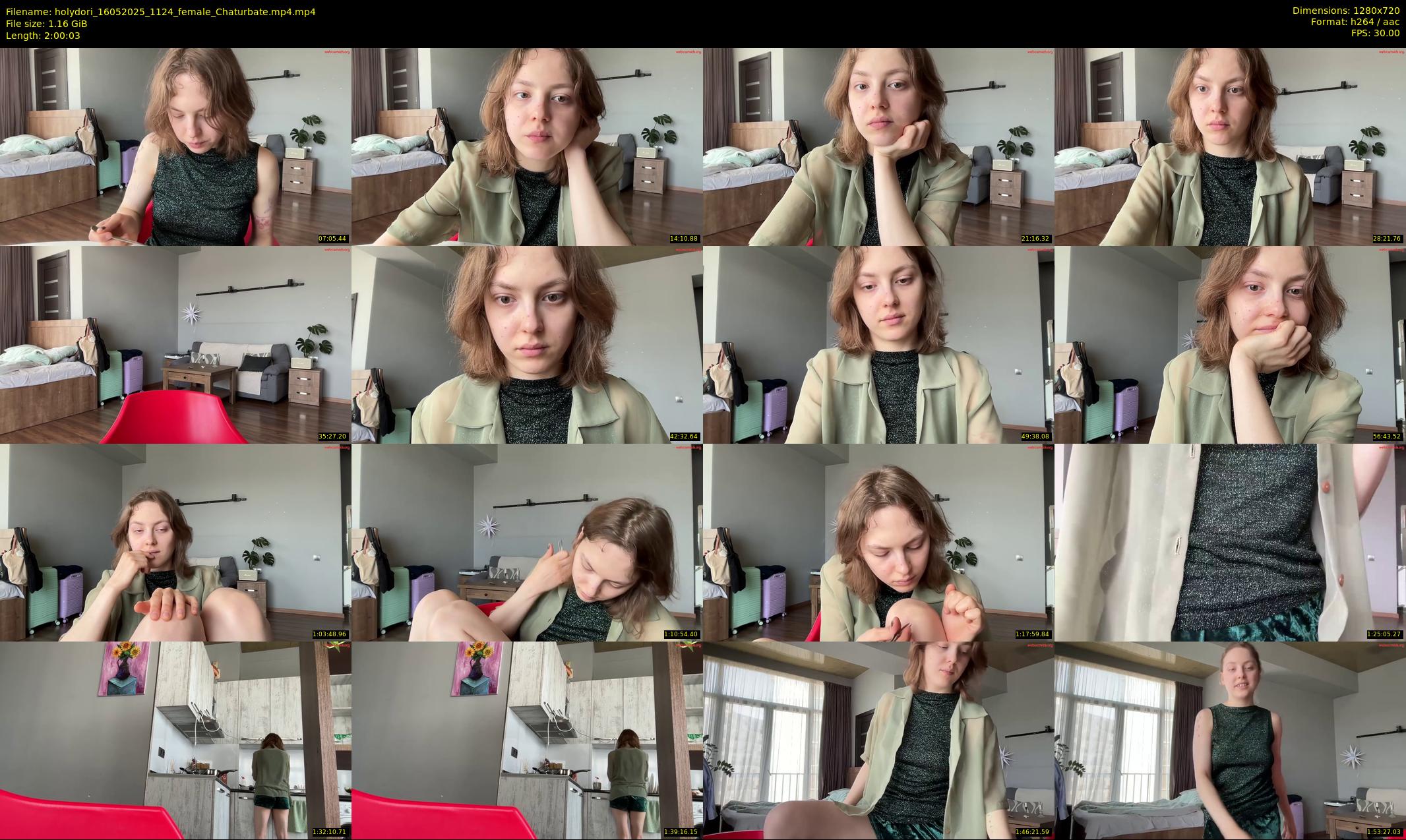 holydori — 121 minute Chaturbate female cam show recording, 720p, May 16, 2025