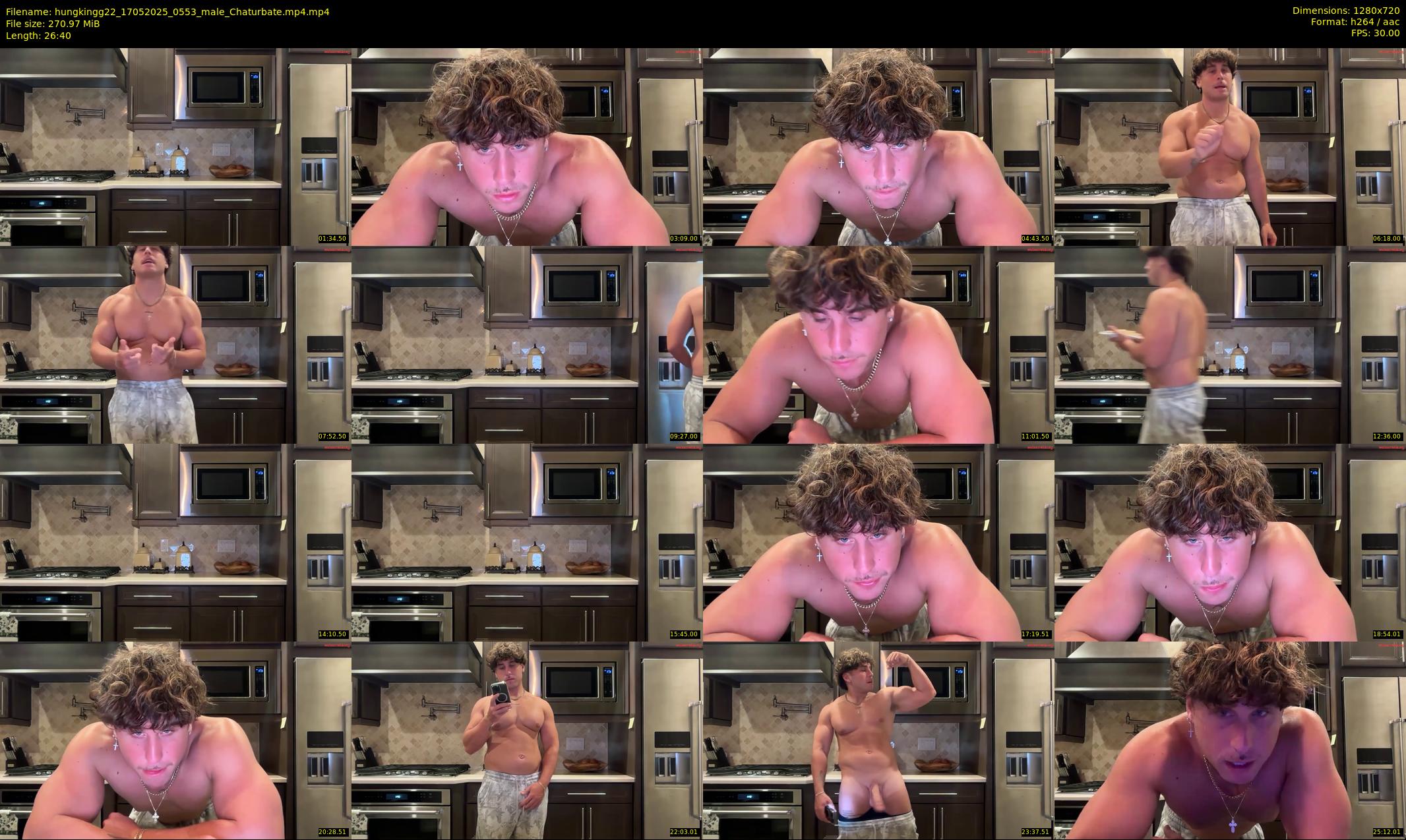 hungkingg22 — 27 minute Chaturbate male cam show recording, 720p, May 17, 2025