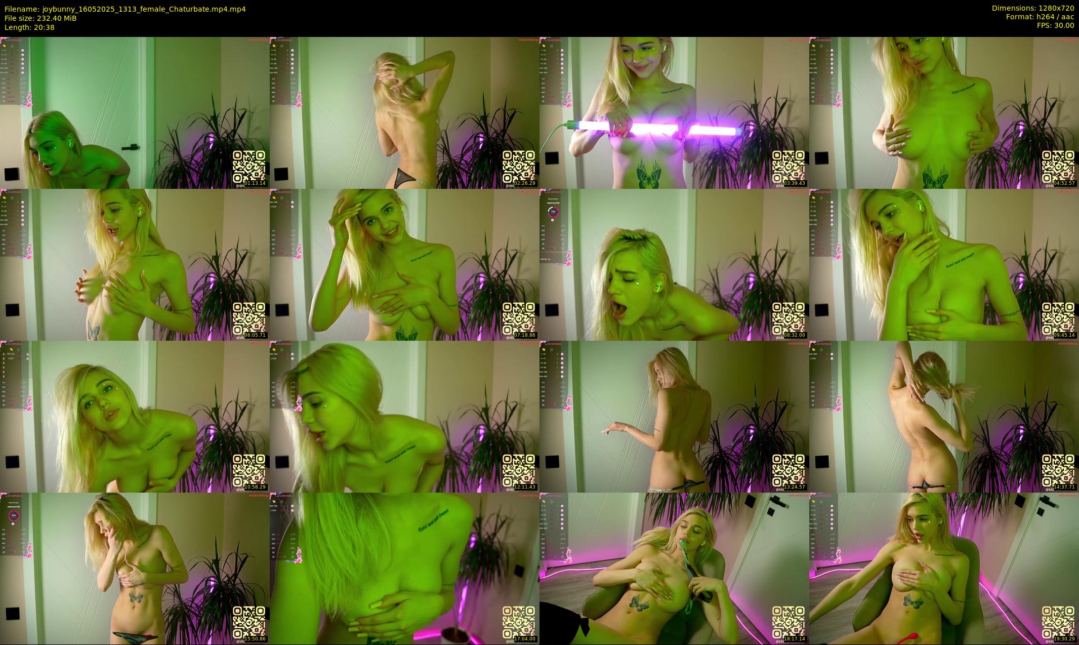 joybunny — 21 minute Chaturbate female cam show recording, 720p, May 16, 2025