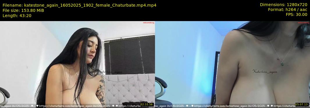 katestone_again — 44 minute Chaturbate female cam show recording, 720p, May 16, 2025