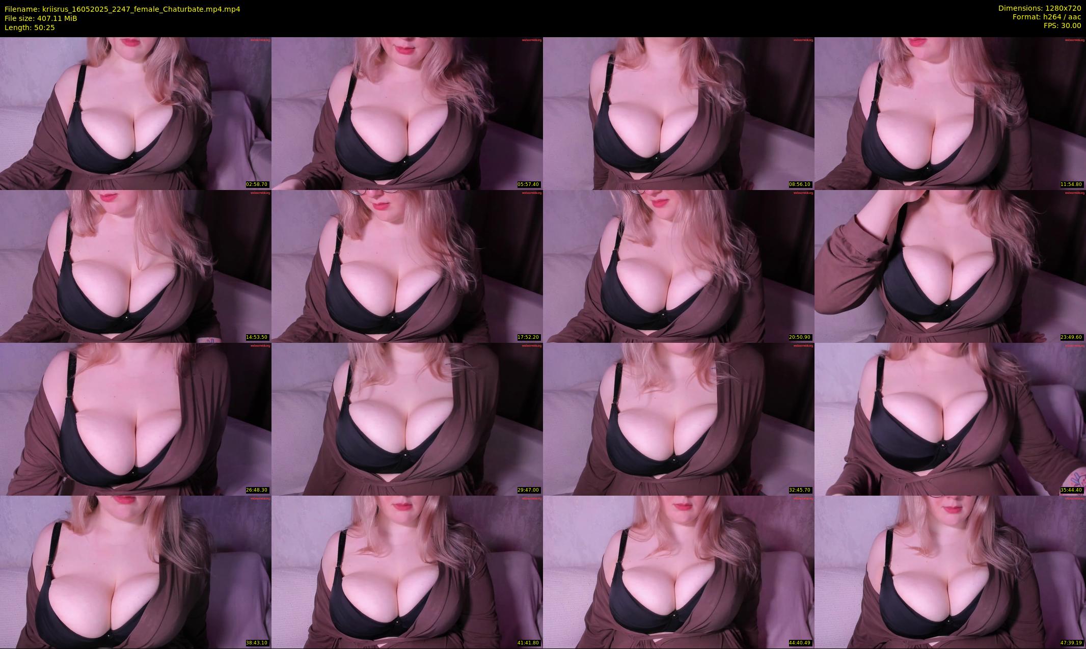 kriisrus — 51 minute Chaturbate female cam show recording, 720p, May 16, 2025