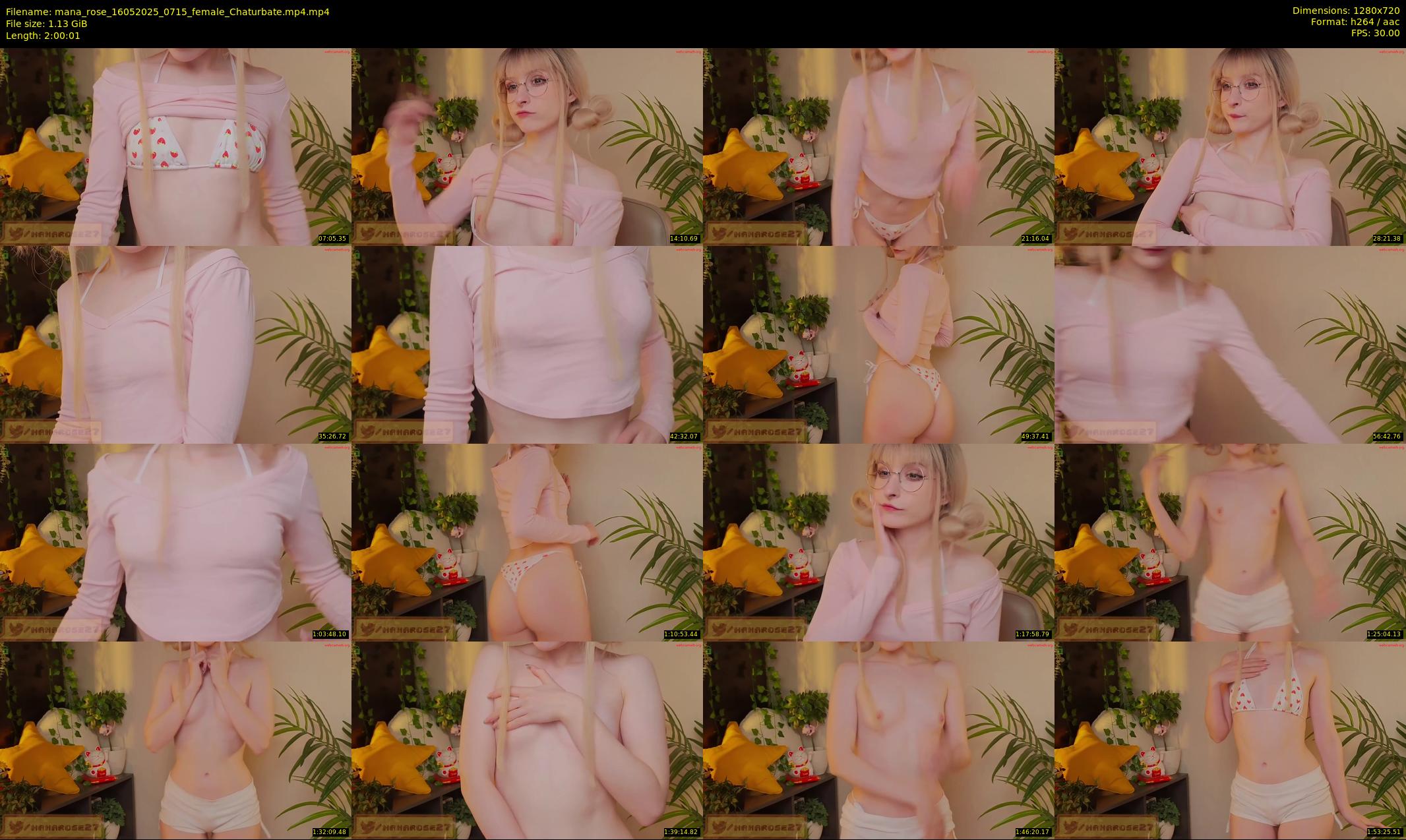 mana_rose — 121 minute Chaturbate female cam show recording, 720p, May 16, 2025