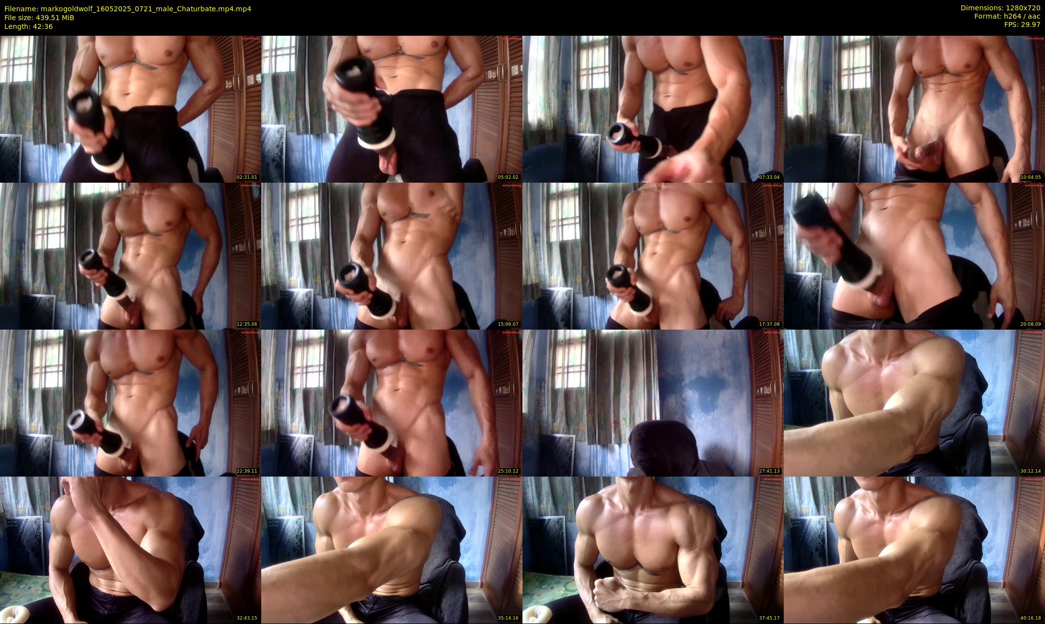 markogoldwolf — 43 minute Chaturbate male cam show recording, 720p, May 16, 2025