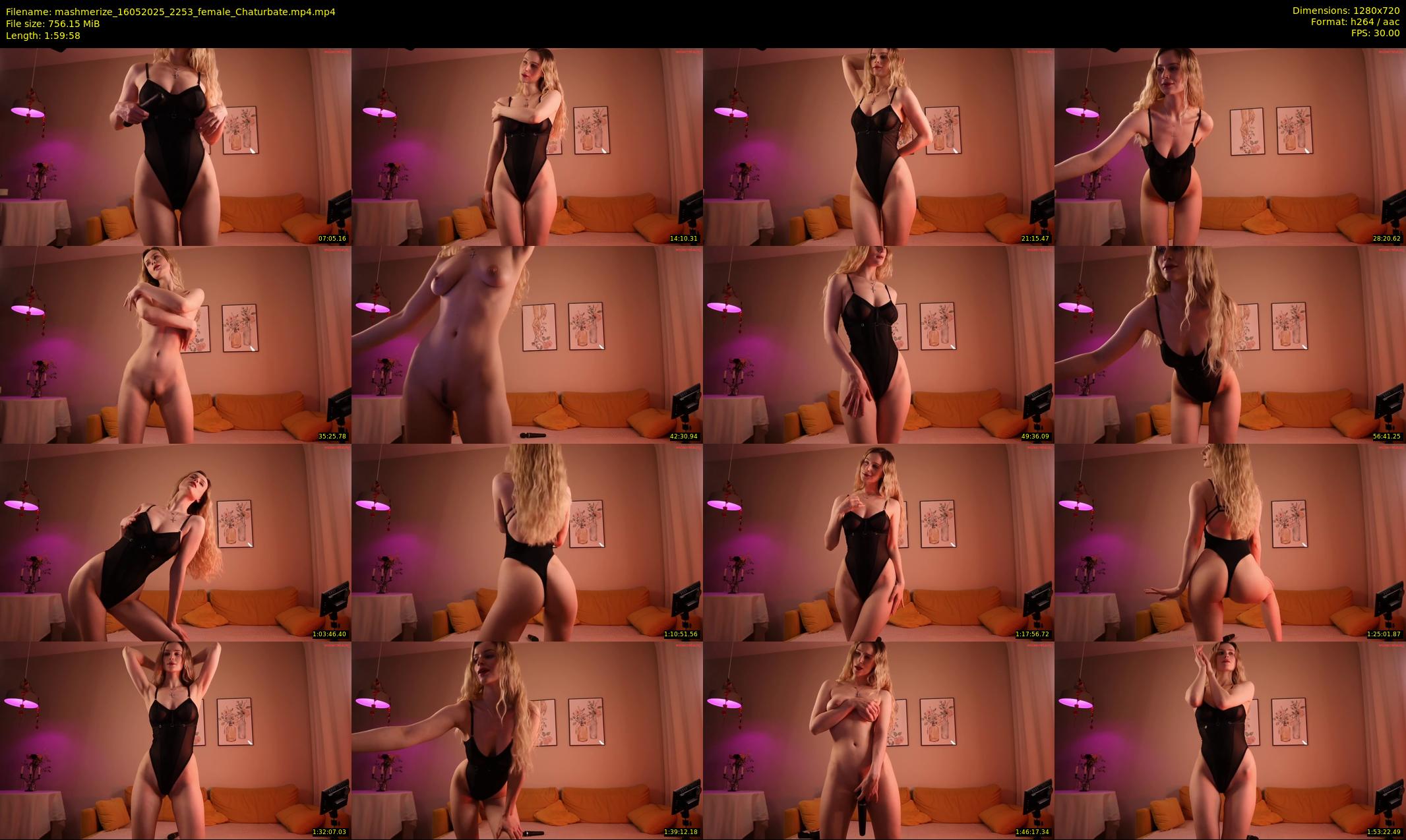 mashmerize — 120 minute Chaturbate female cam show recording, 720p, May 16, 2025
