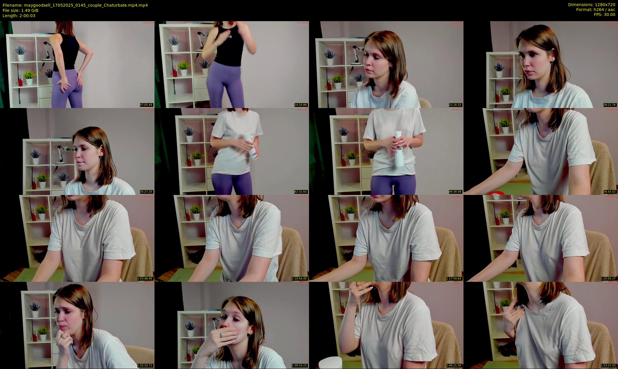 maygoodsell — 121 minute Chaturbate couple cam show recording, 720p, May 17, 2025