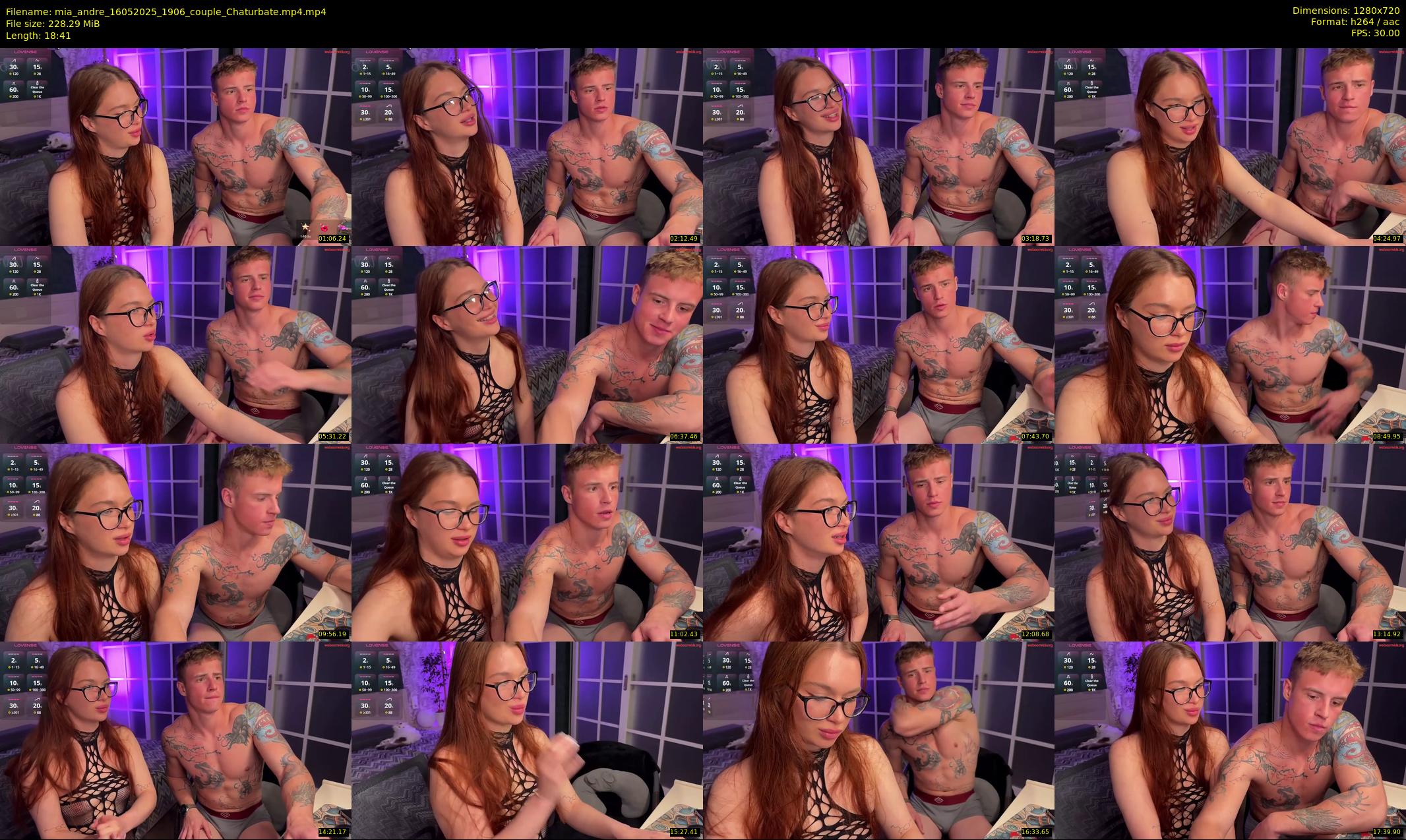 mia_andre — 19 minute Chaturbate couple cam show recording, 720p, May 16, 2025