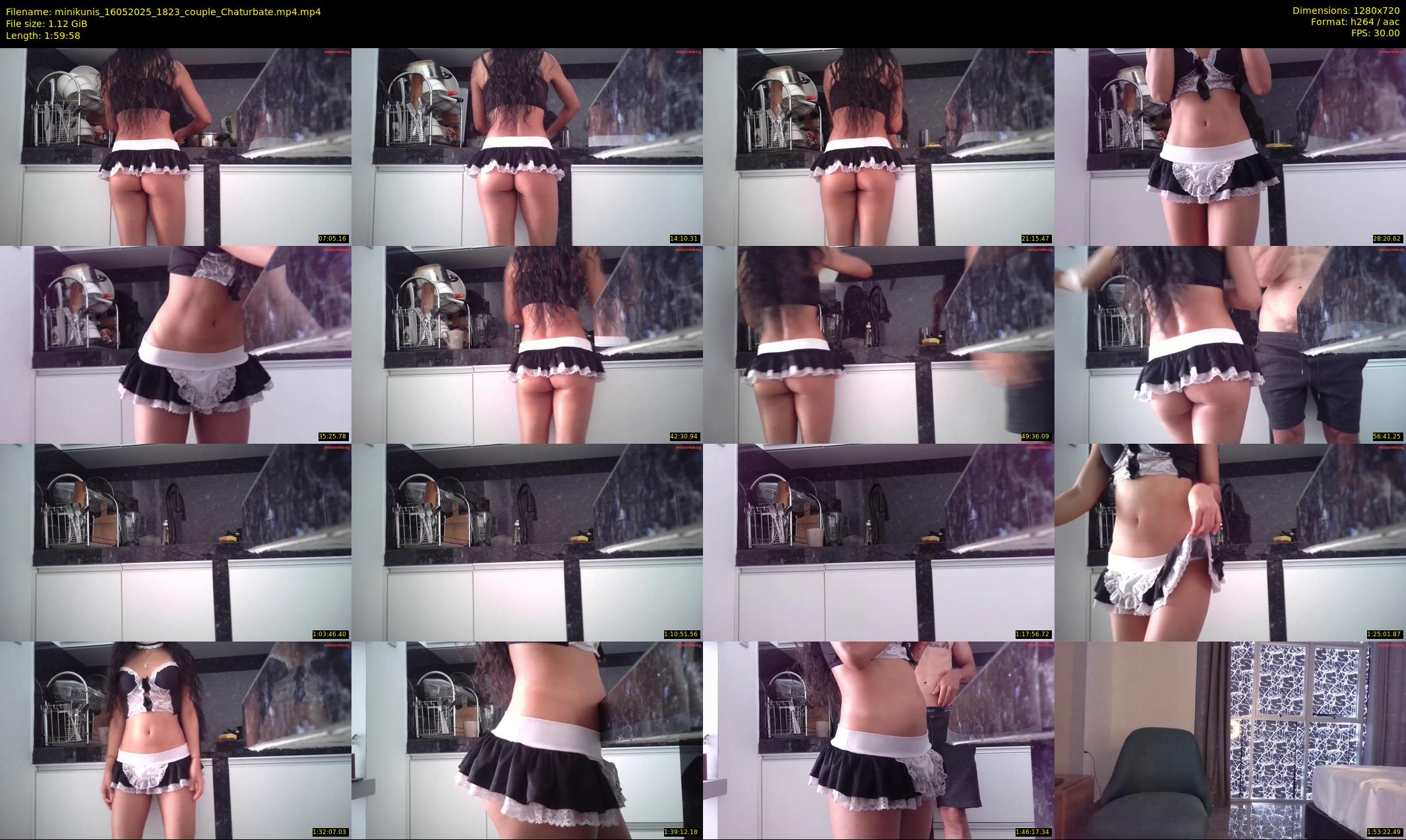 minikunis — 120 minute Chaturbate couple cam show recording, 720p, May 16, 2025