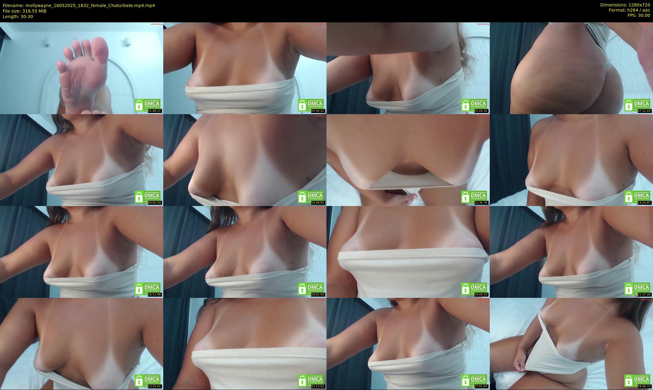 mollywayne — 31 minute Chaturbate female cam show recording, 720p, May 16, 2025
