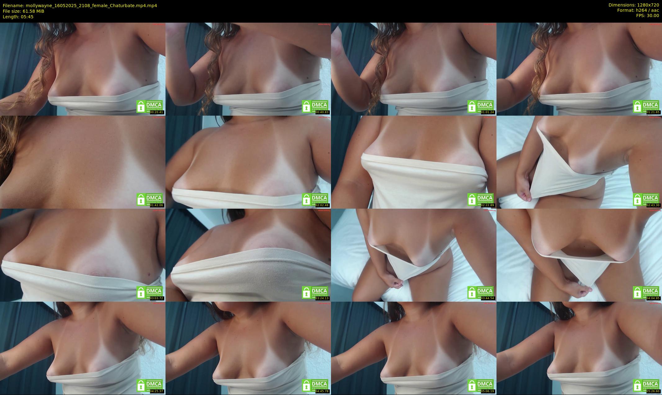 mollywayne — 6 minute Chaturbate female cam show recording, 720p, May 16, 2025