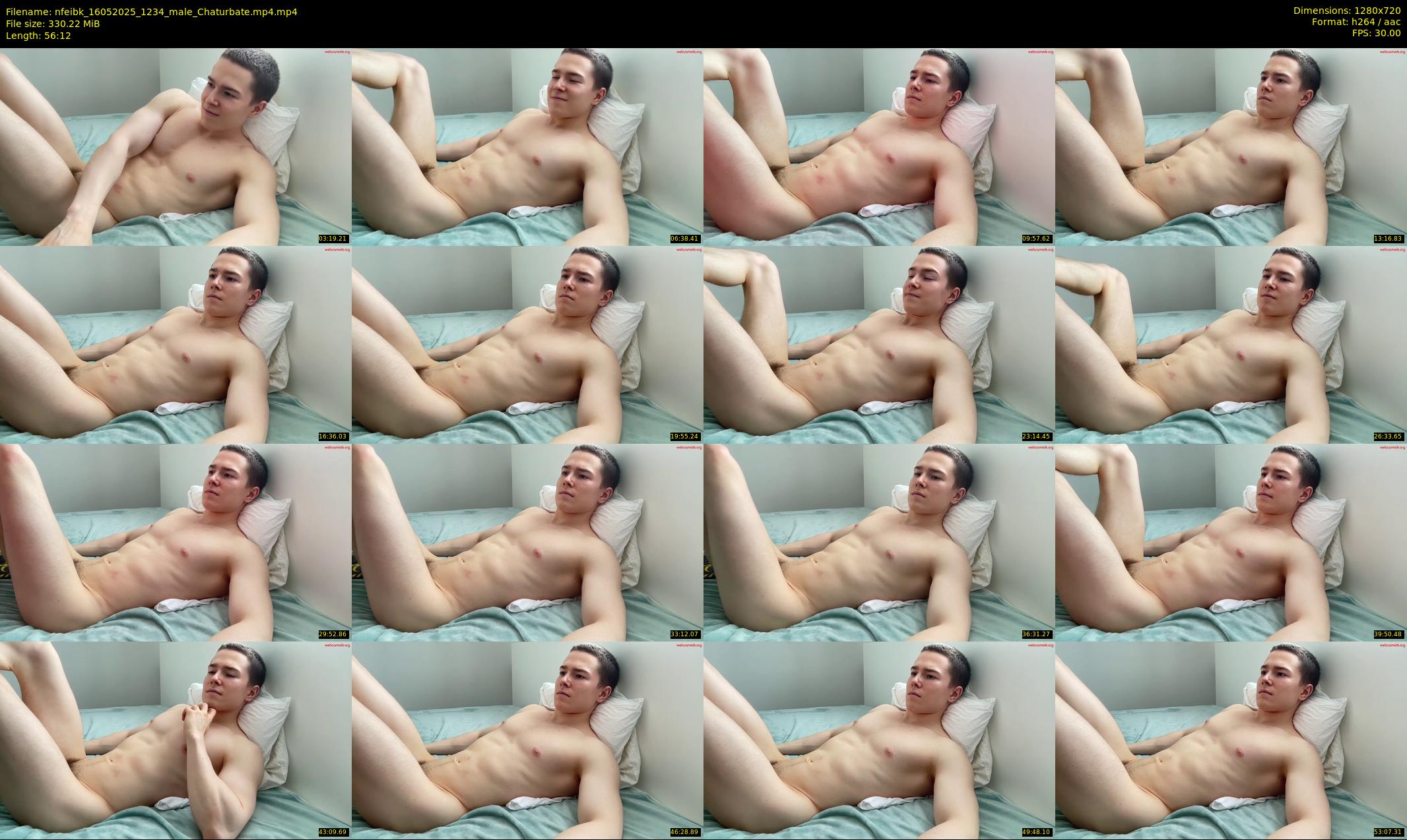 nfeibk — 57 minute Chaturbate male cam show recording, 720p, May 16, 2025