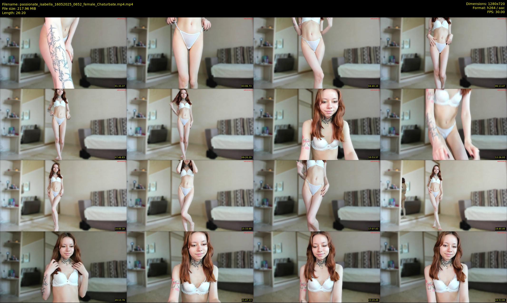 passionate_isabella — 27 minute Chaturbate female cam show recording, 720p, May 16, 2025