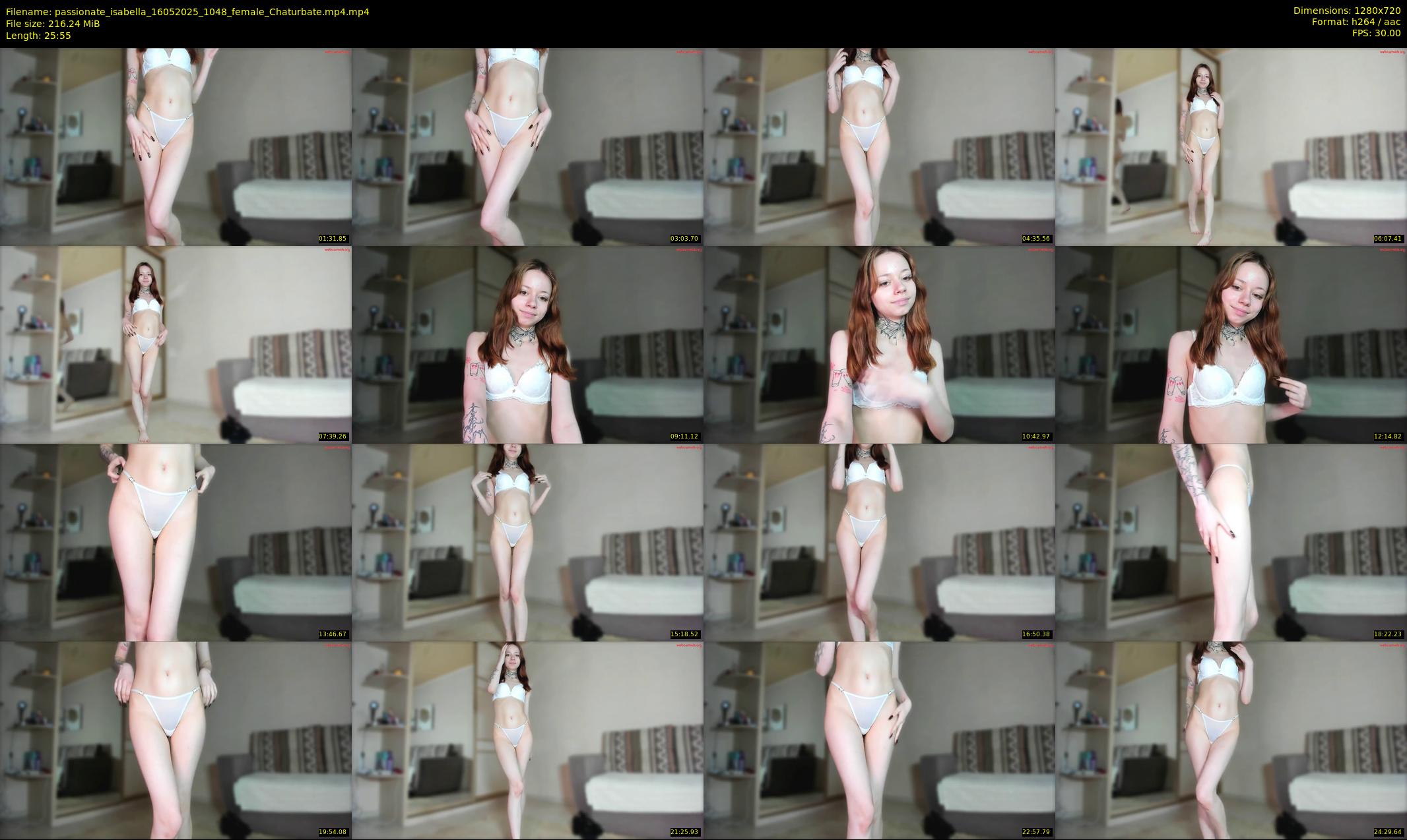 passionate_isabella — 26 minute Chaturbate female cam show recording, 720p, May 16, 2025