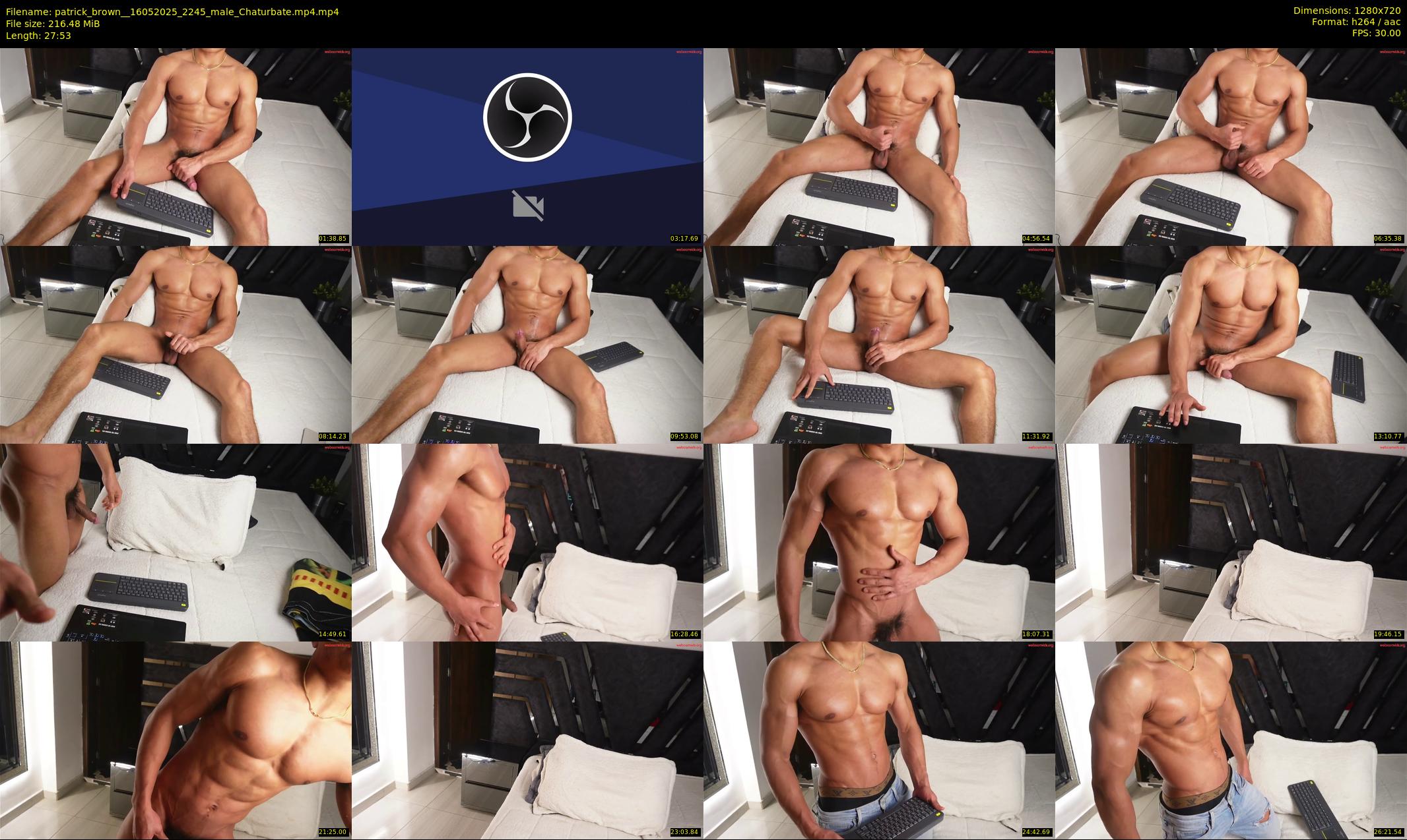 patrick_brown_ — 28 minute Chaturbate male cam show recording, 720p, May 16, 2025