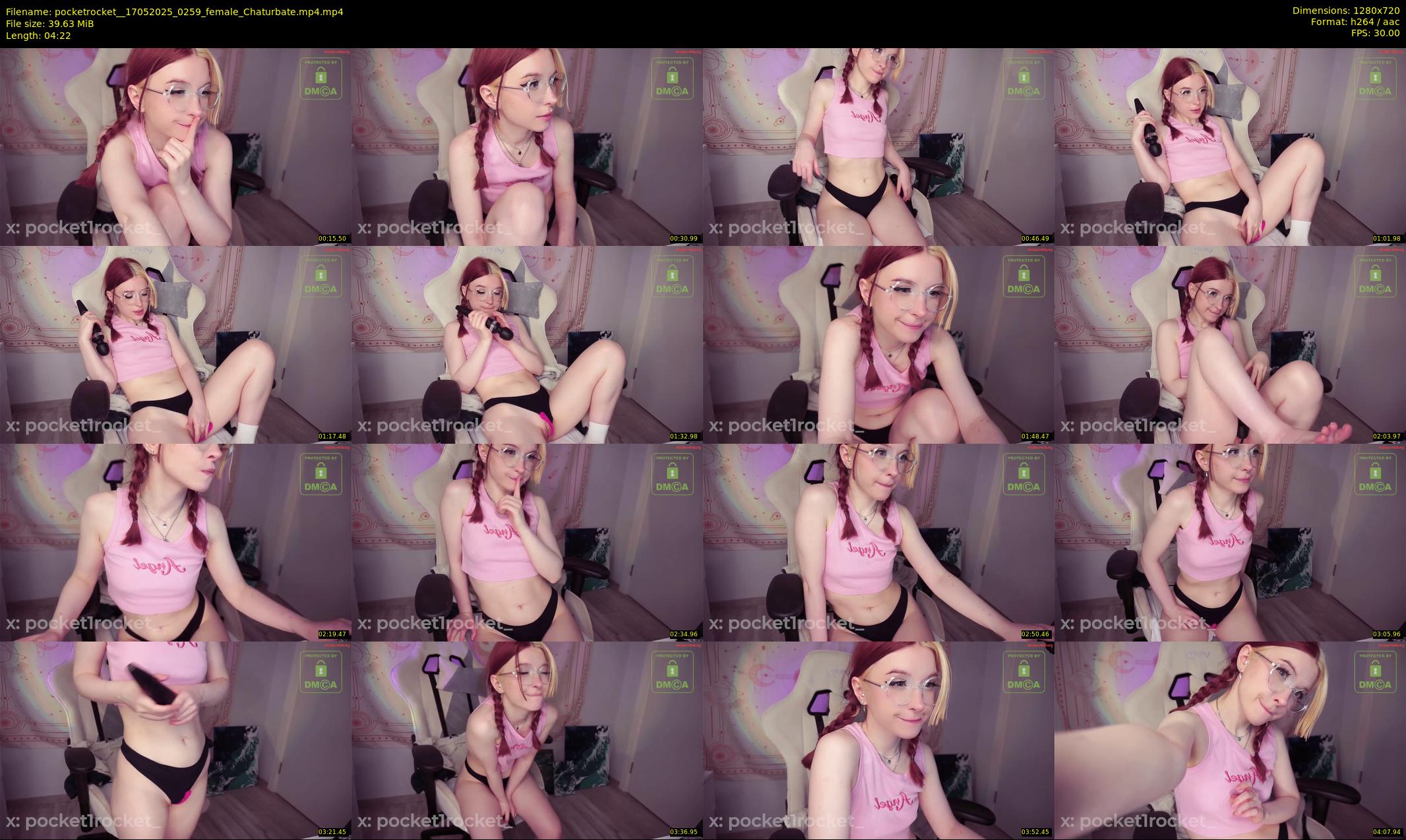 pocketrocket_ — 5 minute Chaturbate female cam show recording, 720p, May 17, 2025